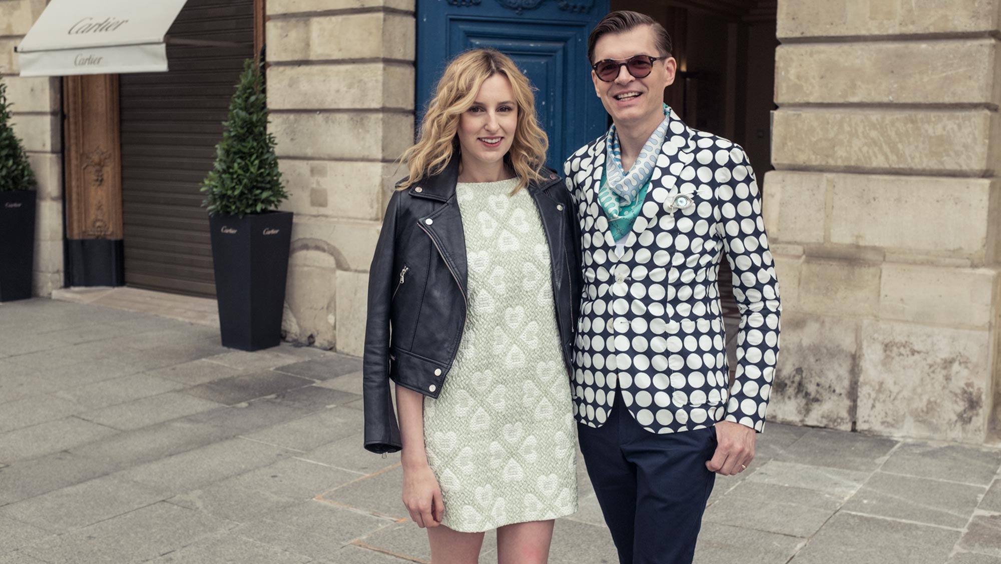 with Laura Carmichael