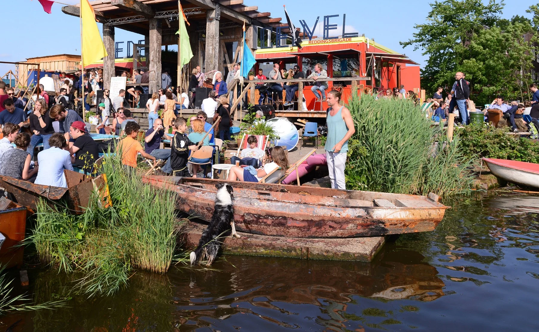  De Ceuvel à Amsterdam, un quartier sur l'eau 