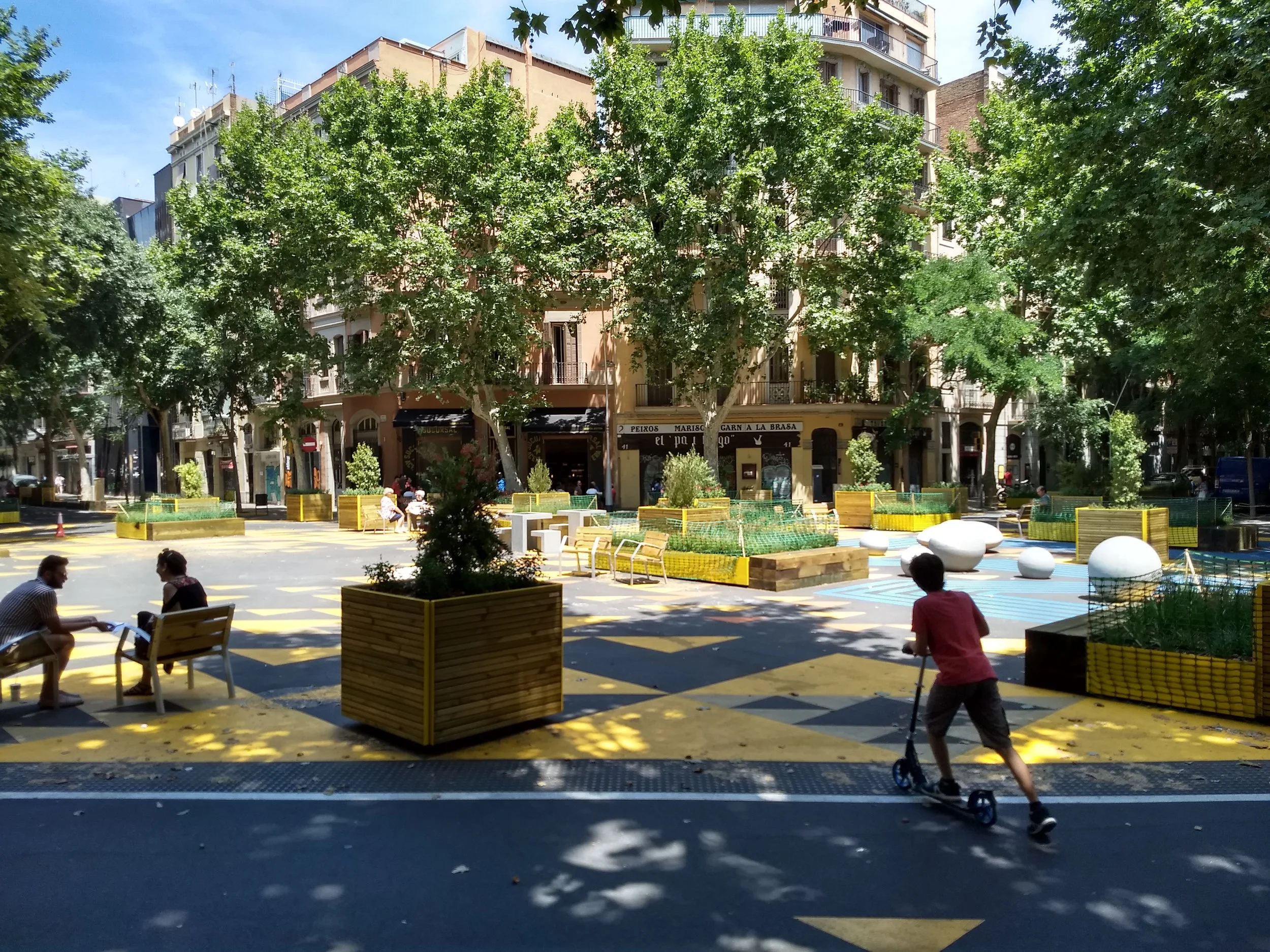 Le projet Super-Blocks à Barcelone (photo de Ioana Valero)
