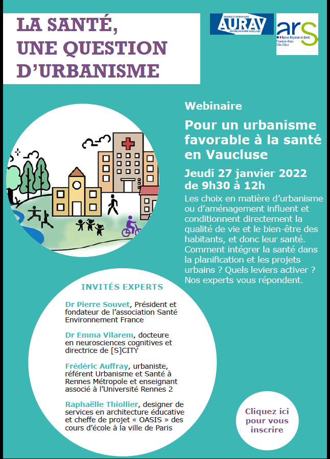 01.22 / Intervention pour le webinaire "La santé, une question d'urbanisme !"