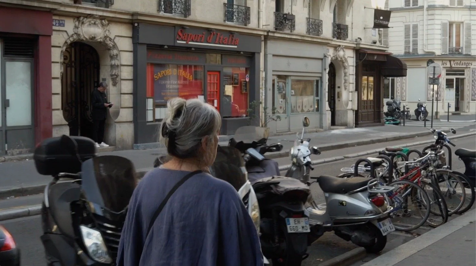  Yvette, lors du parcours urbain à Paris 14e. 