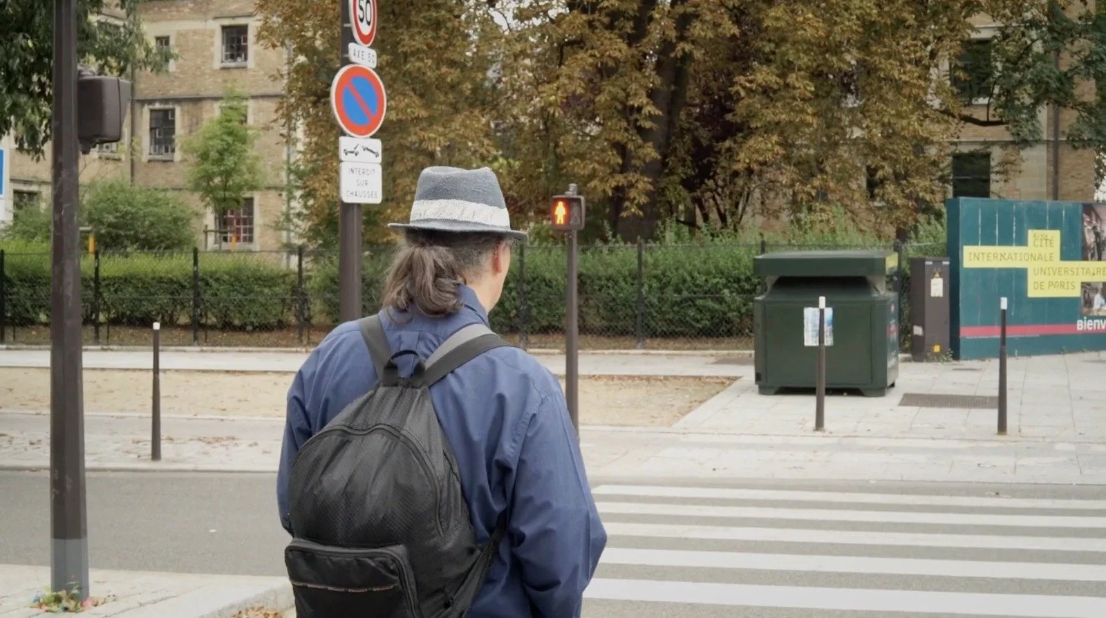  Patrick, lors du parcours urbain à Paris 14e. 