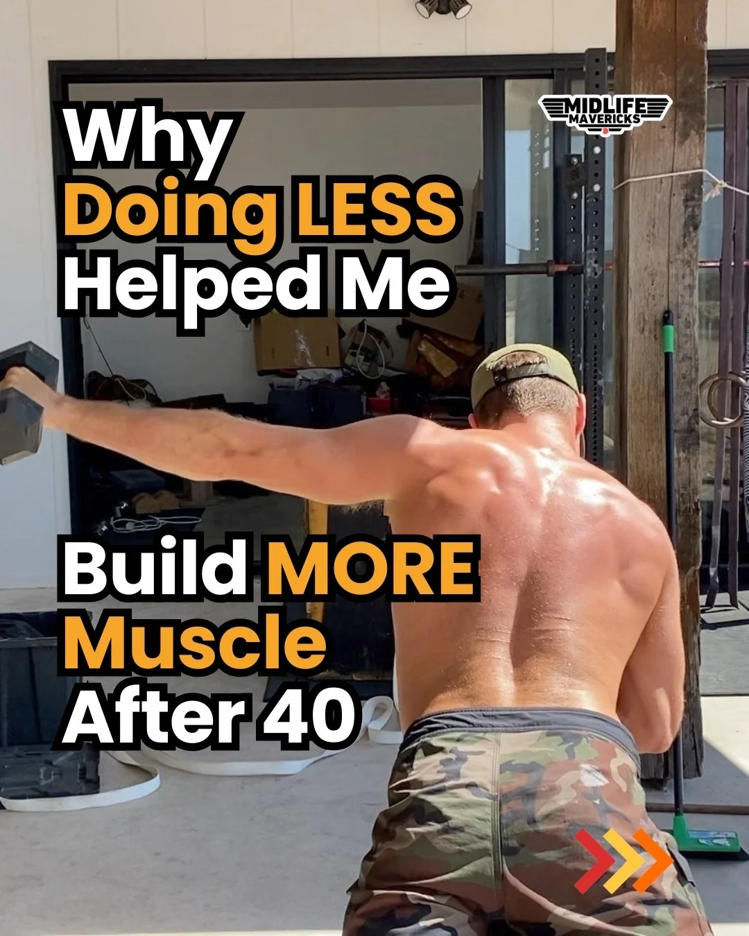 Why Doing Less Helped Me Build More Muscle After 40