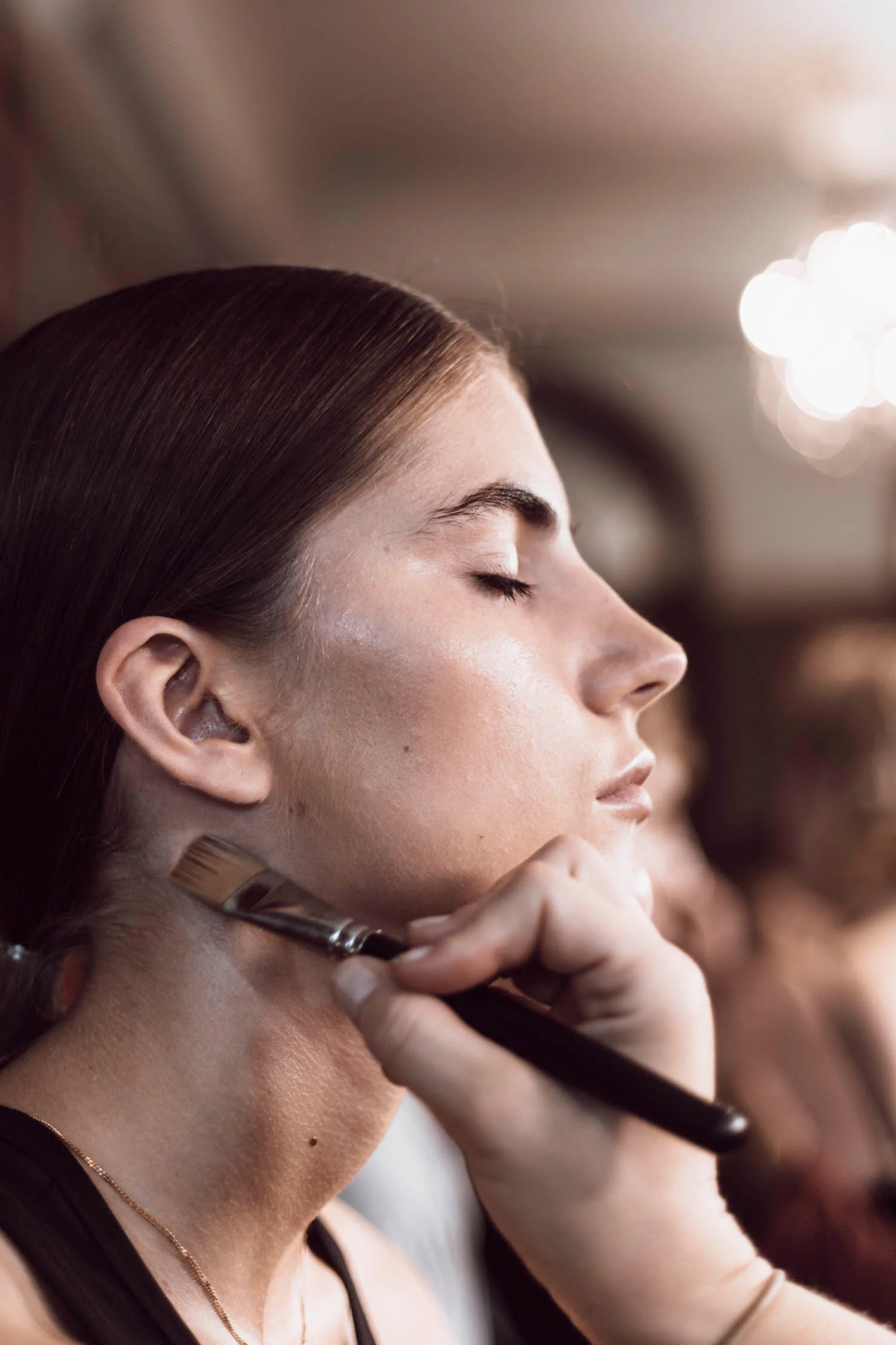 Fashion Week Stockholm Backstage Make up Model Felicia Masalla  