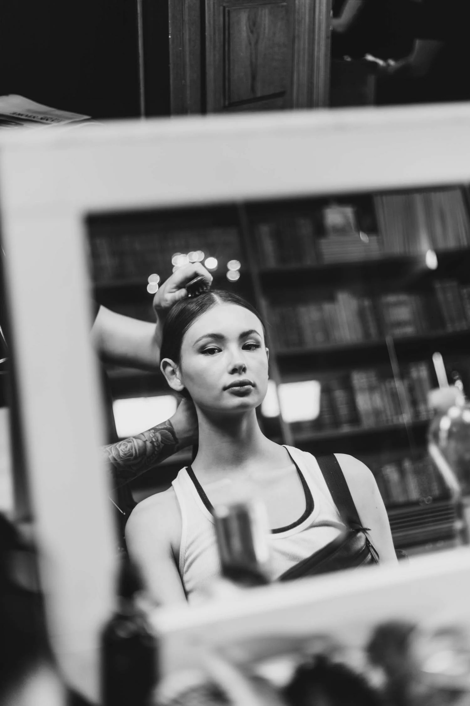  Fashion Week Stockholm Backstage Make up Model Felicia Masalla 