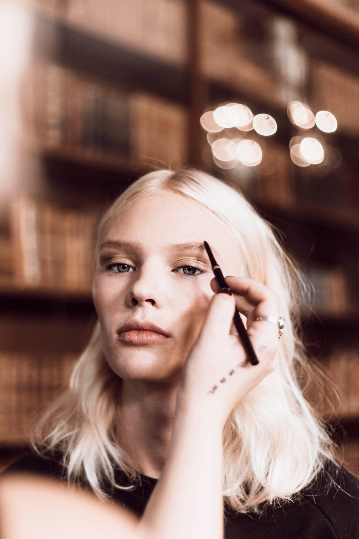  Fashion Week Stockholm Backstage Make up Model Felicia Masalla 