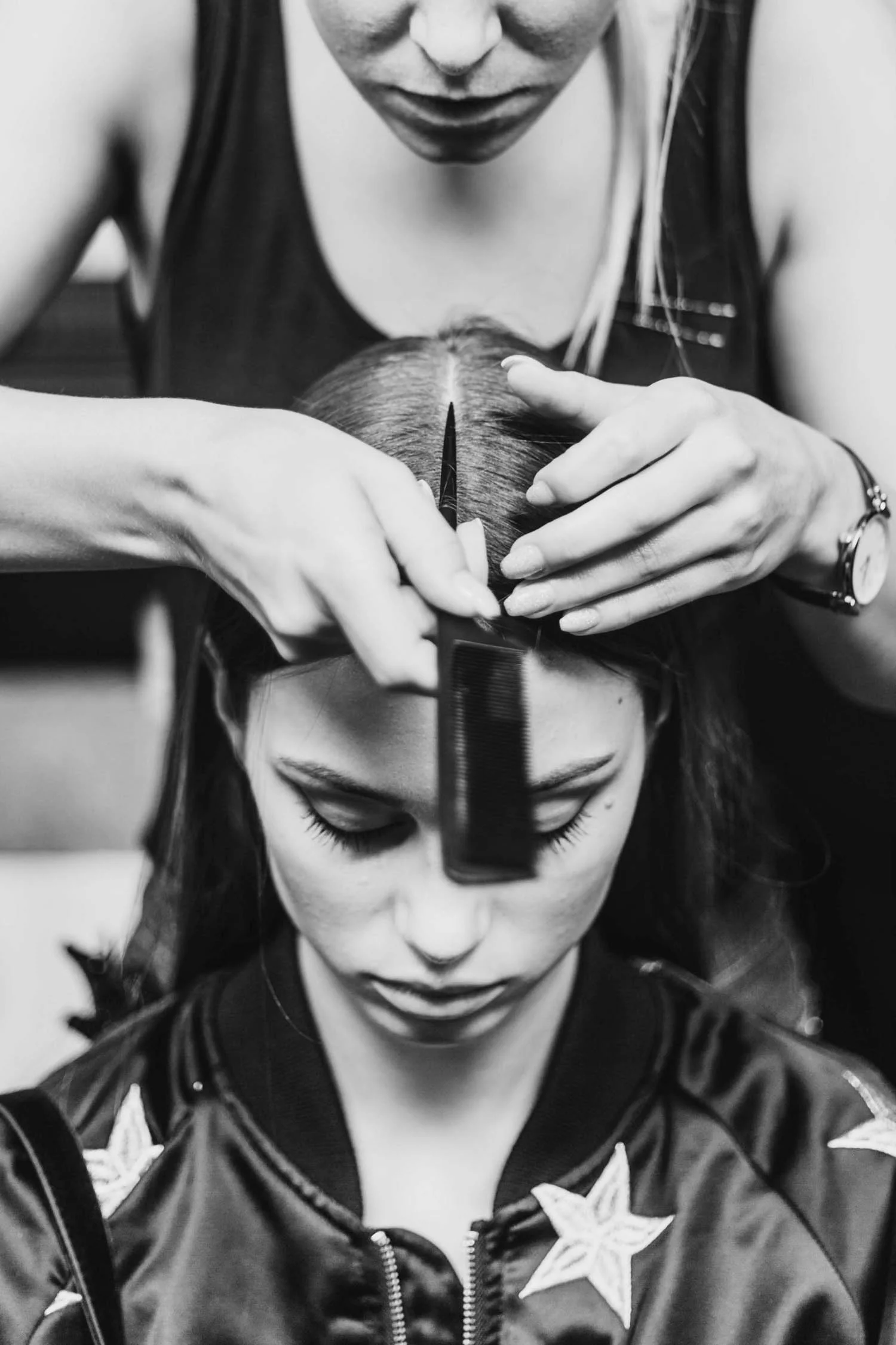  Fashion Week Stockholm Backstage Make up Model Felicia Masalla 