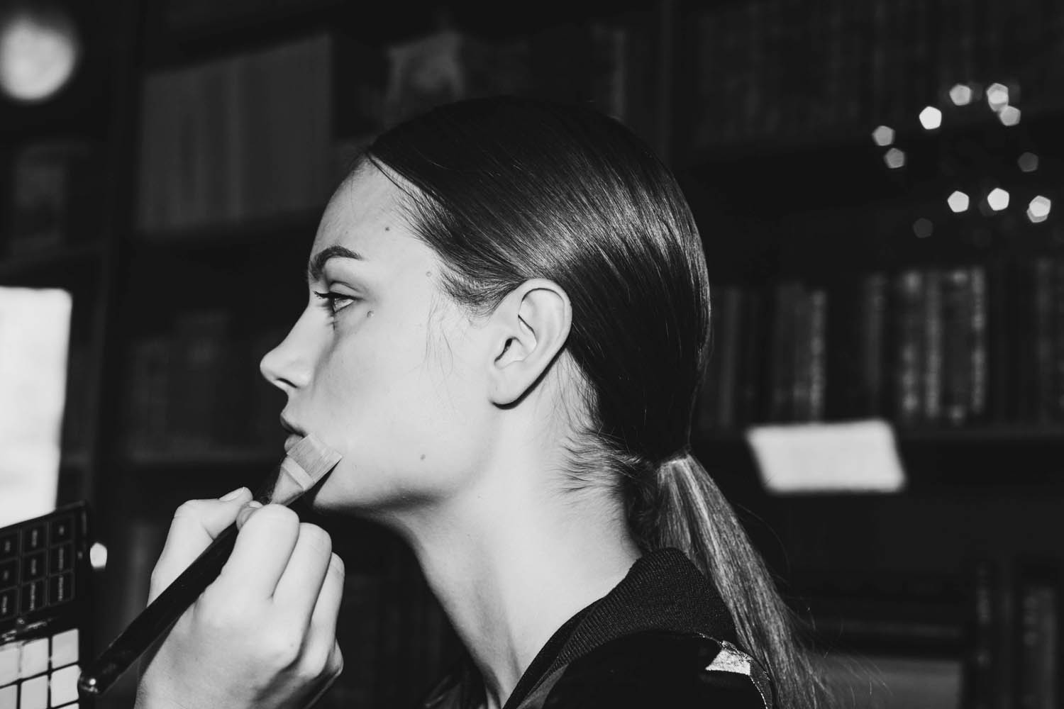  Fashion Week Stockholm Backstage Make up Model Felicia Masalla 