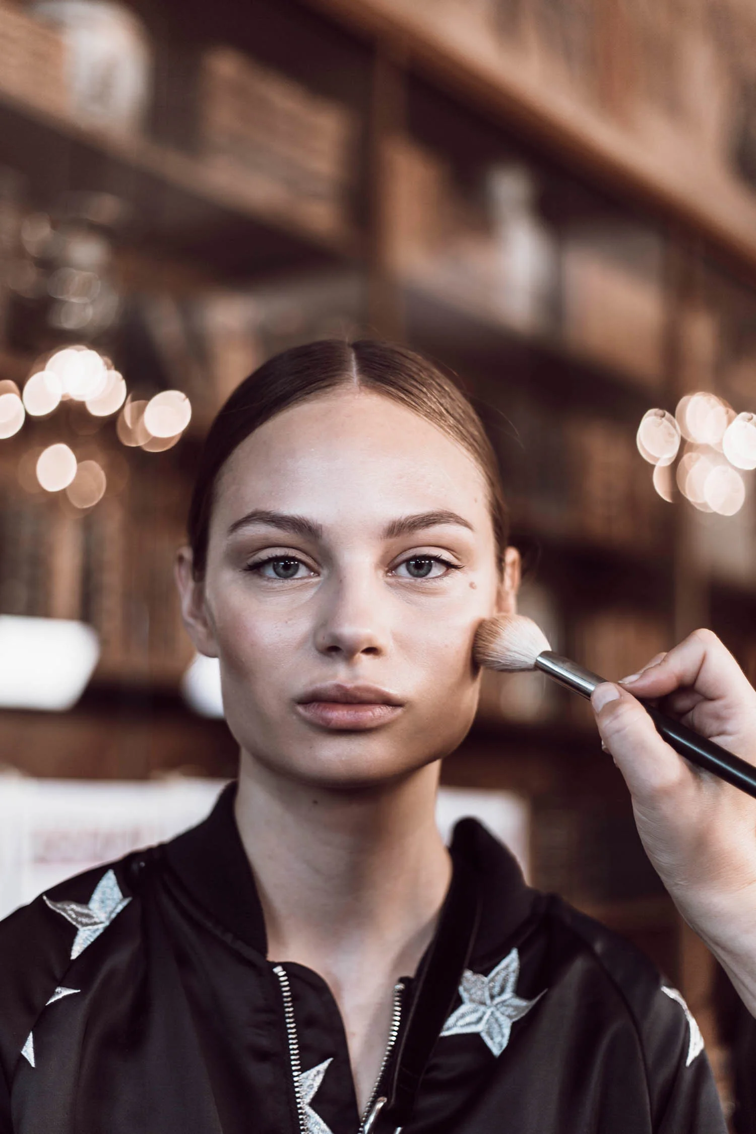  Fashion Week Stockholm Backstage Make up Model Felicia Masalla 