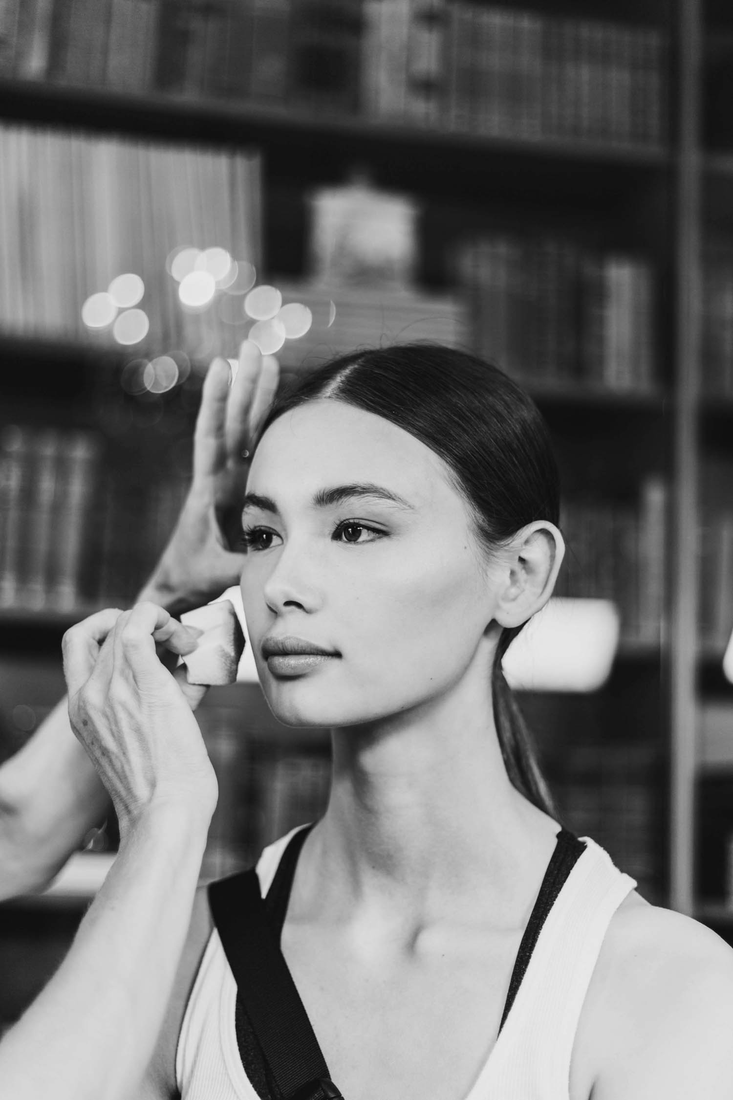  Fashion Week Stockholm Backstage Make up Model Felicia Masalla 