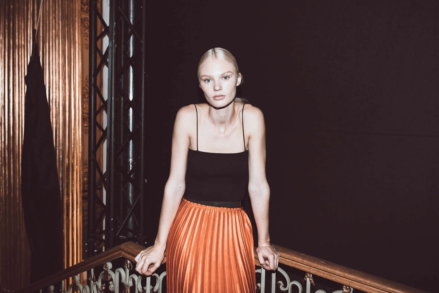  Fashion Week Stockholm Backstage Make up Model Felicia Masalla 