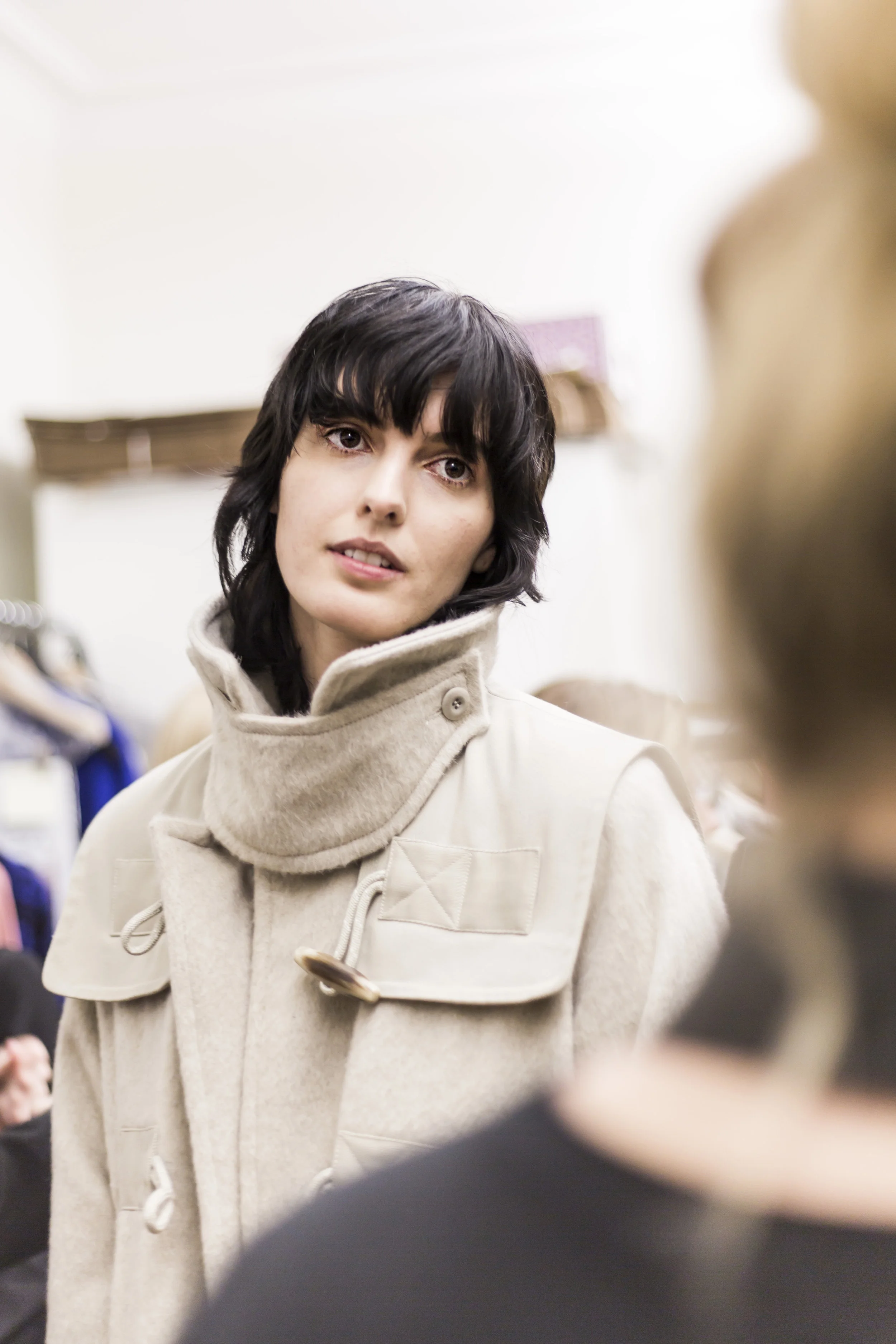  Fashion Week Stockholm Backstage Make up Model by Felicia Masalla for Rodebjer 