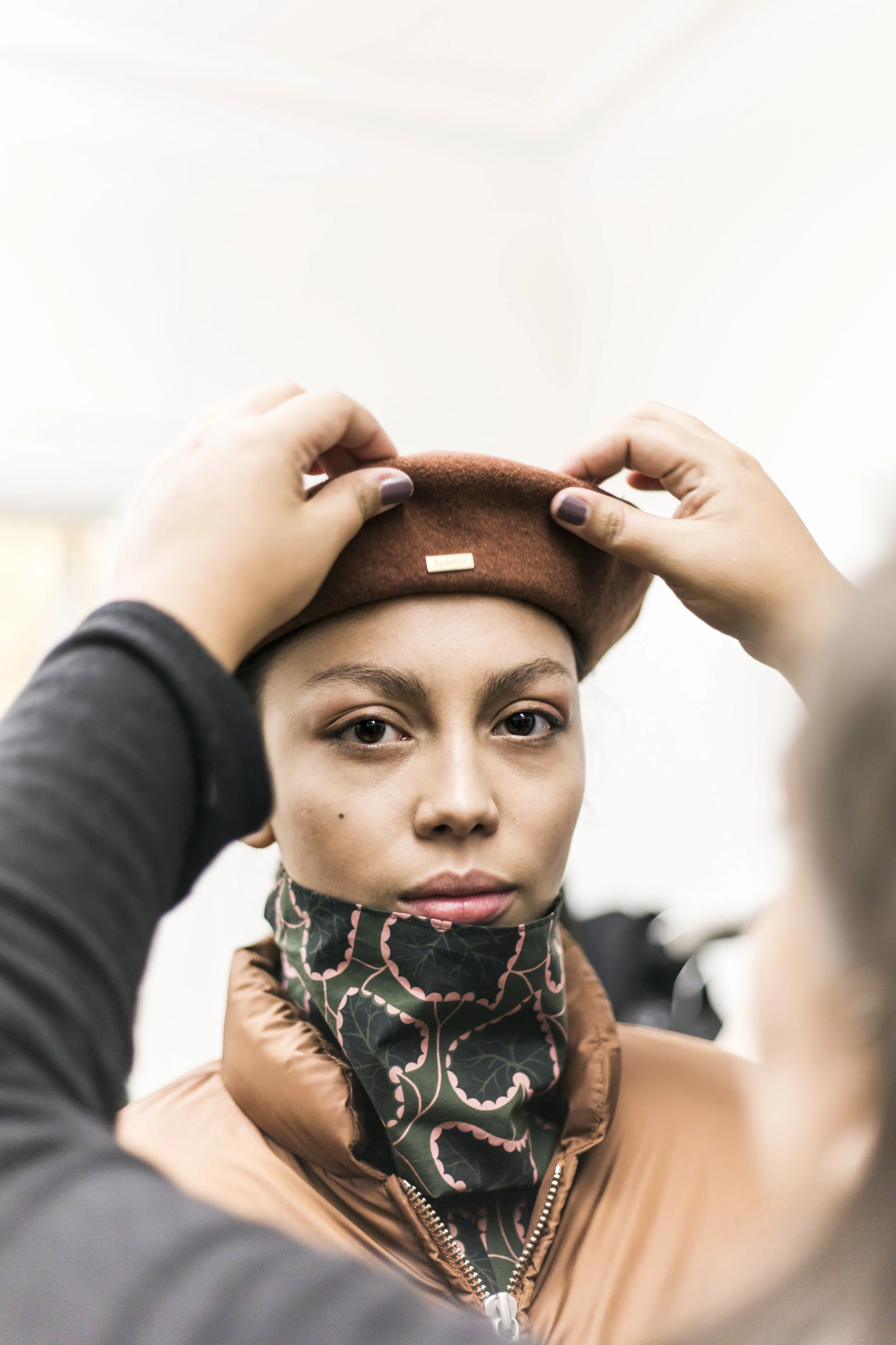  Fashion Week Stockholm Backstage Make up Model by Felicia Masalla for Rodebjer 