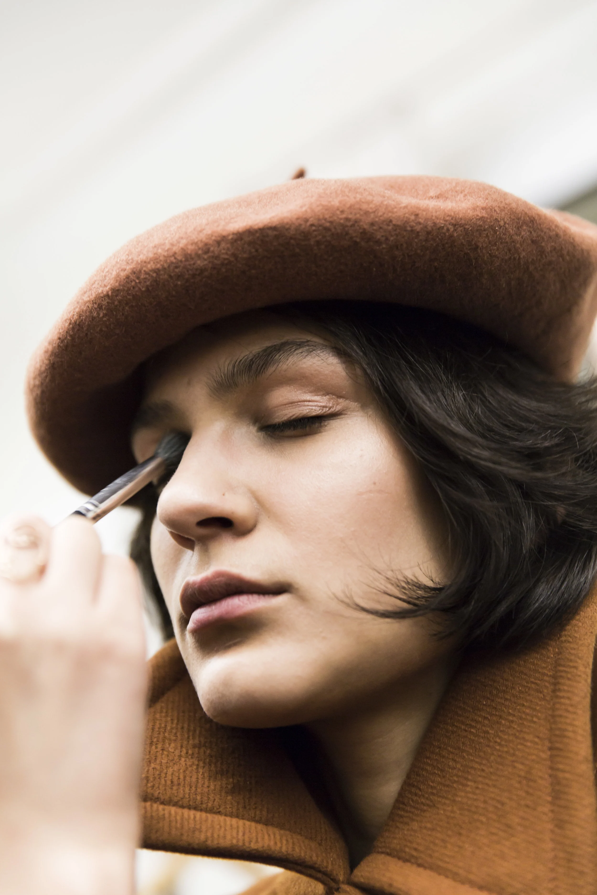  Fashion Week Stockholm Backstage Make up Model by Felicia Masalla for Rodebjer 