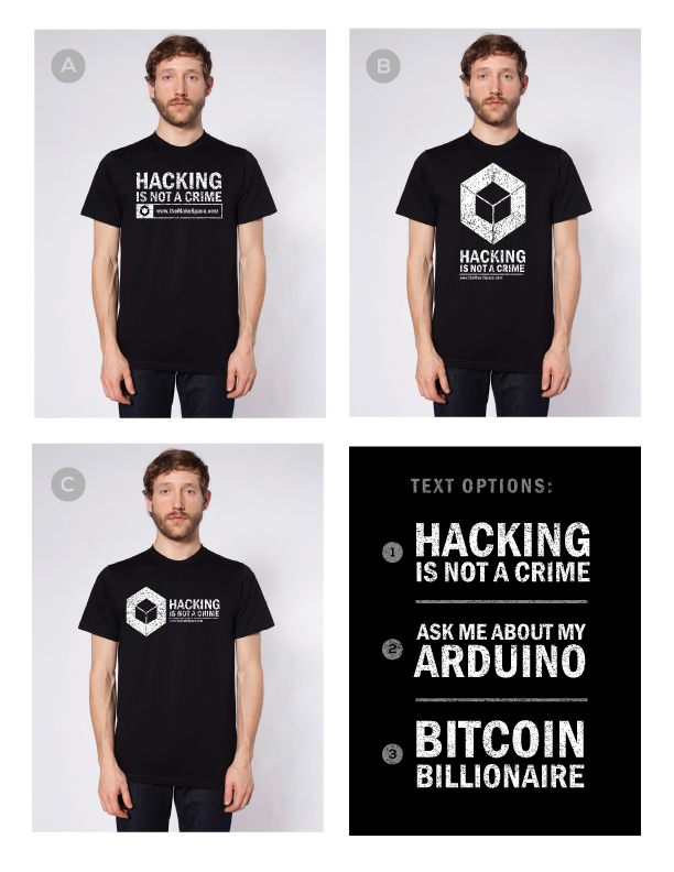 The Make Space t-shirt concept