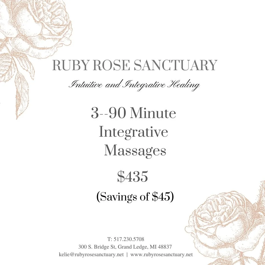 Buy 3-90 Minute Integrative Massages | Save $45