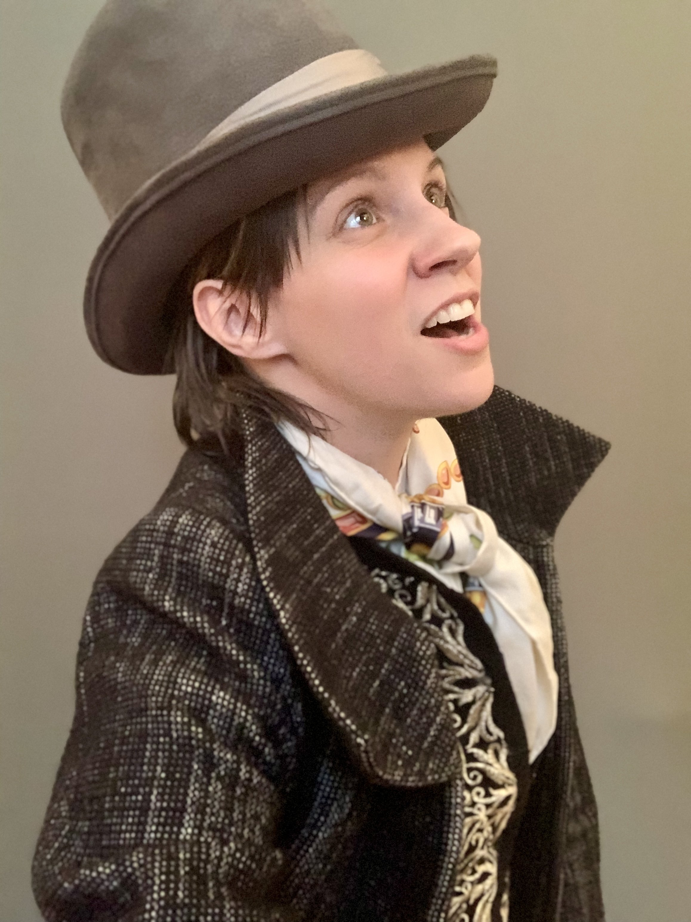Clown Performance - Athena as JOHN NEWSPAPER @ Little Pieces - The Lyric Hyperion