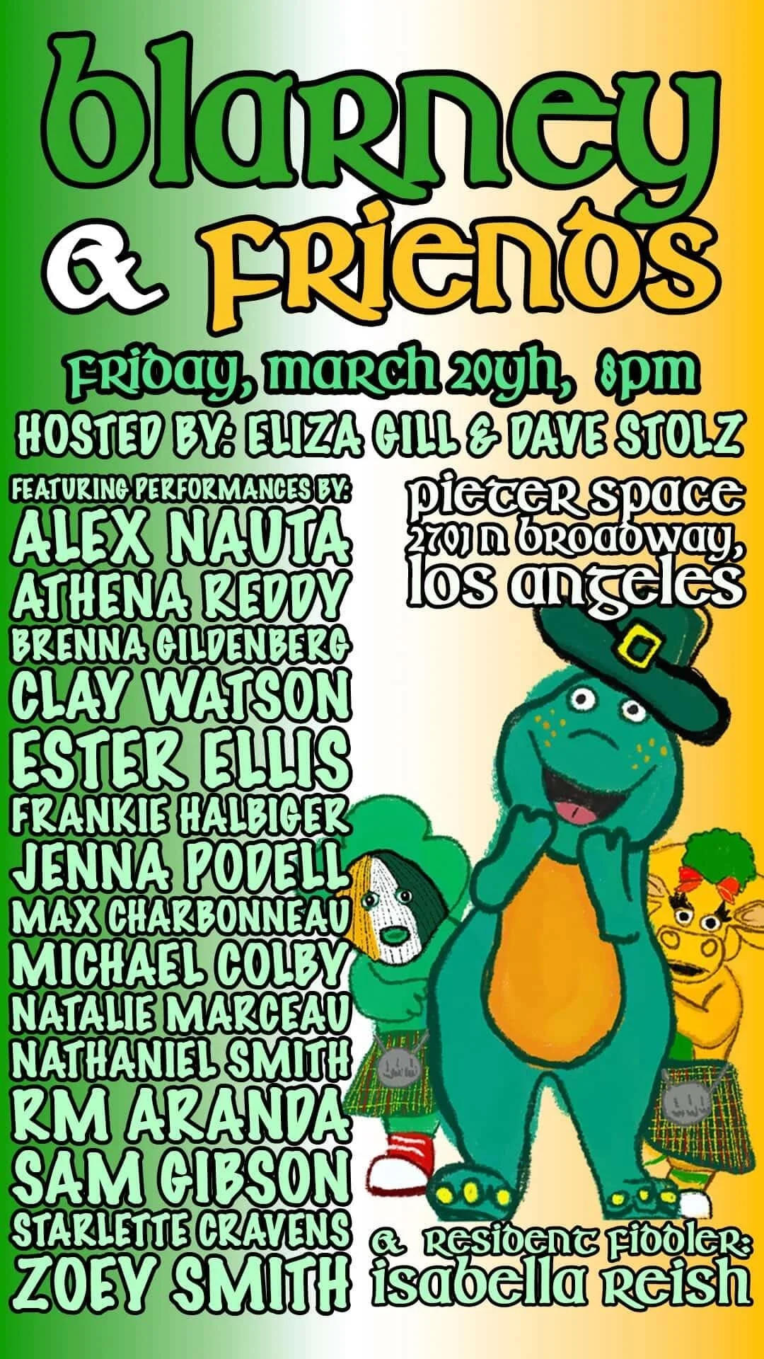 Athena Reddy clown at Blarney and Friends