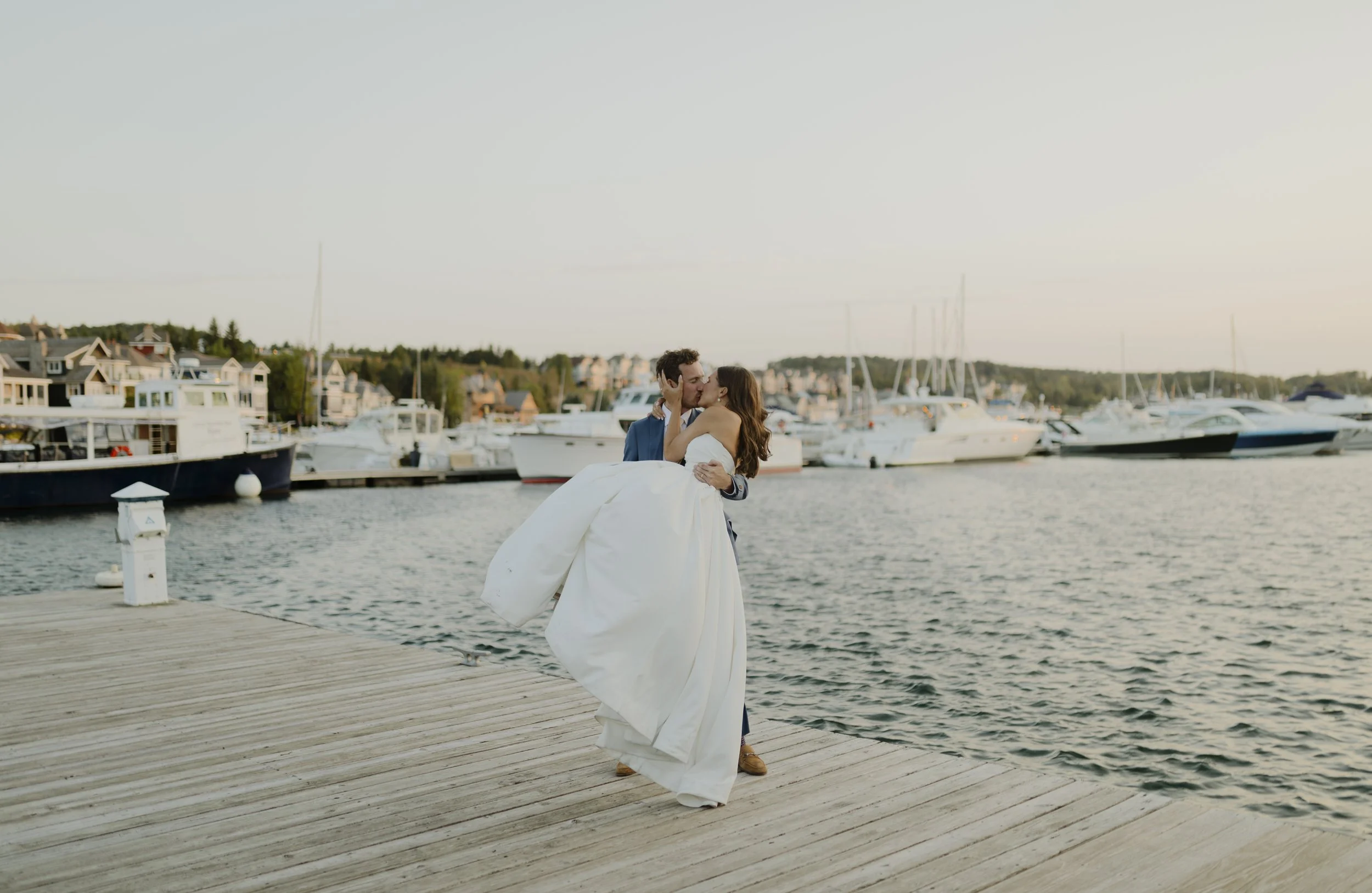 michigan wedding photographer, sunset photos, wedding photo inspo, northern Michigan wedding