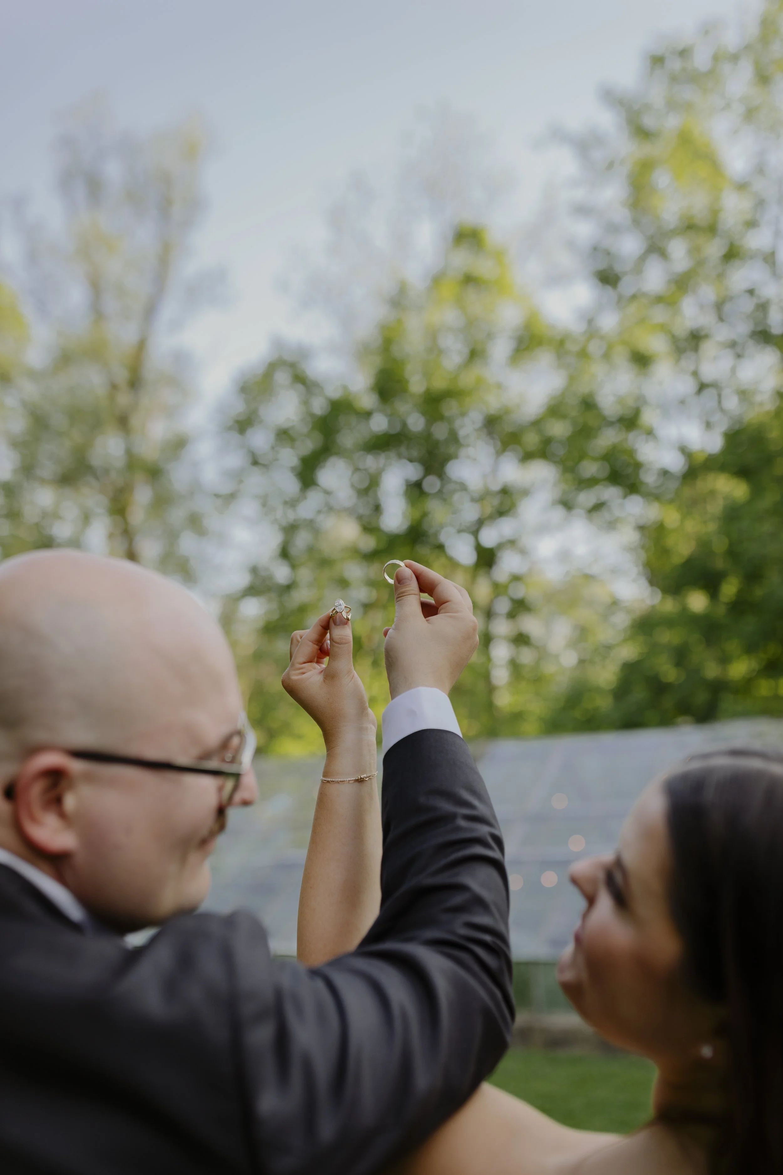wedding portraits, wedding rings, michigan wedding photographer
