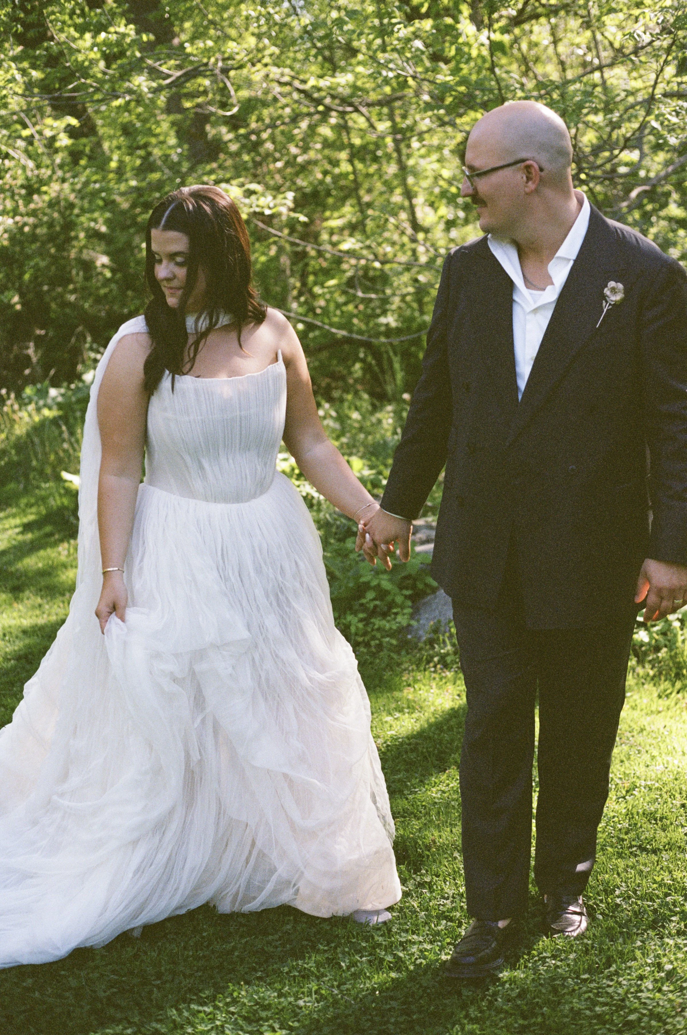 film wedding photographer, film wedding photos, michigan wedding, spring summer wedding