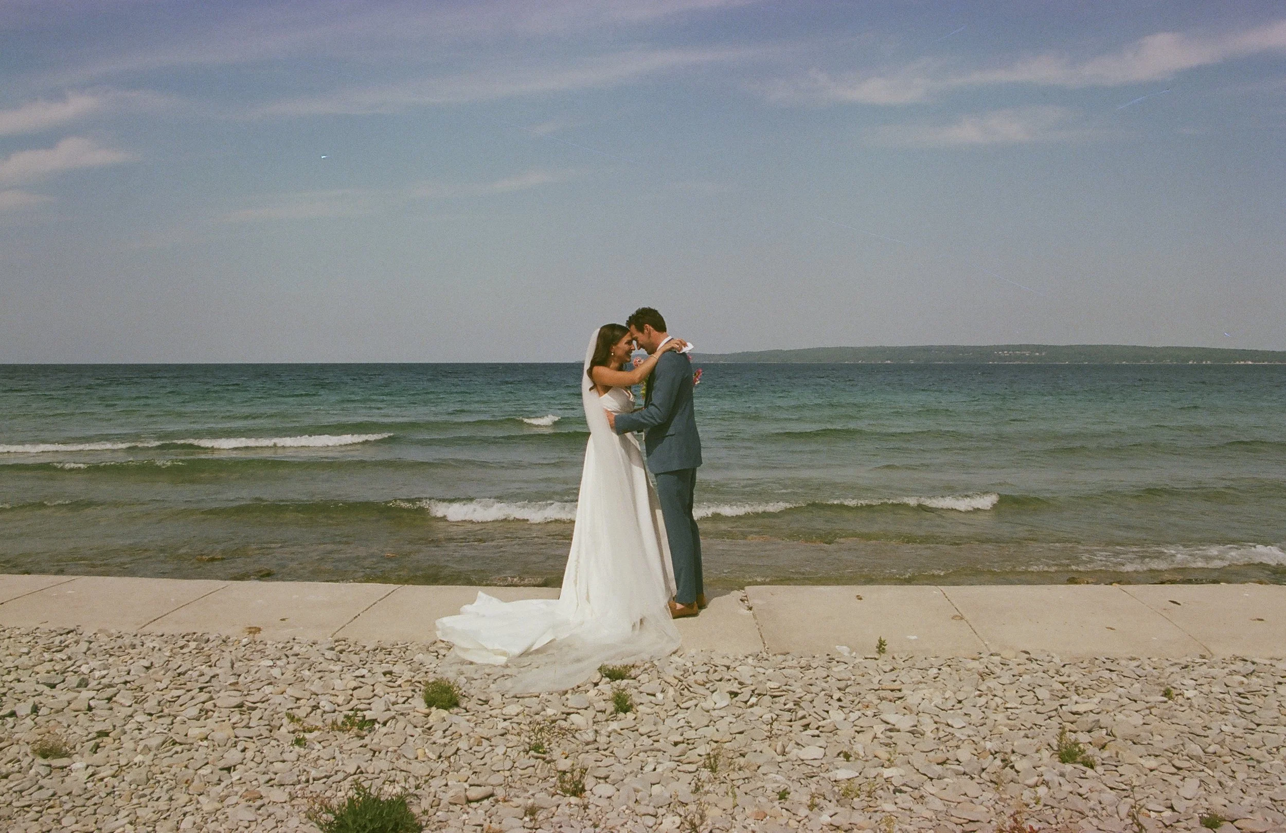 michigan wedding photographer, film wedding photographer, michigan film photographer, northern michigan wedding photographer