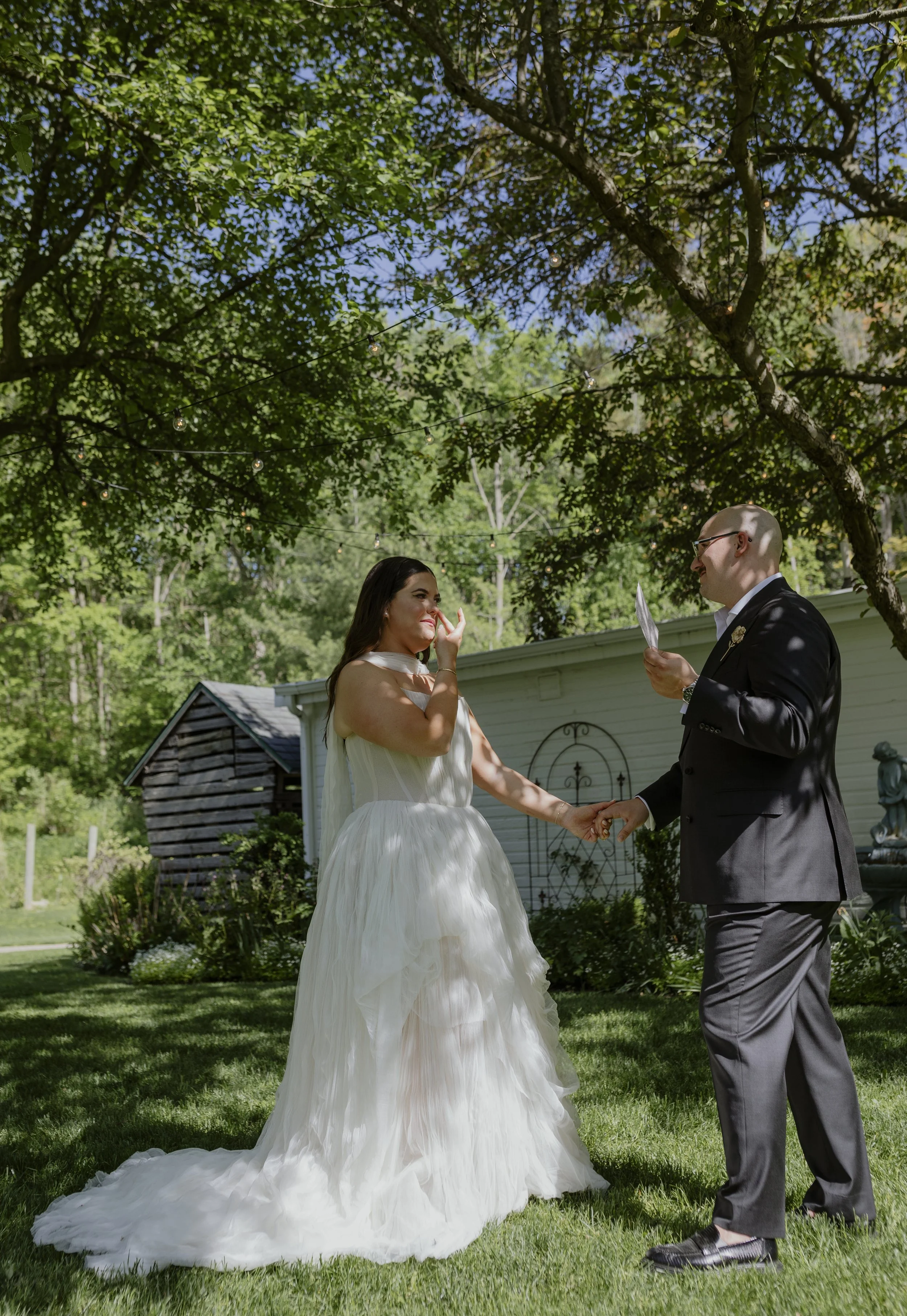 michigan wedding photographer, wedding ceremony photos, wedding vows, documentary wedding photographer, candid wedding photos, emotional wedding photos