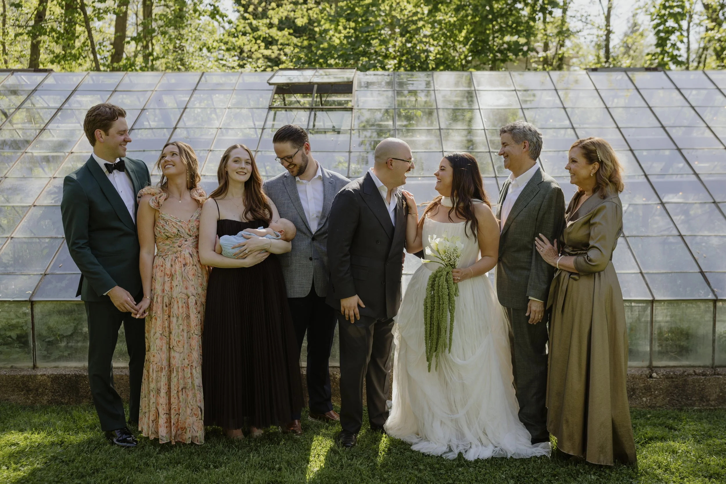 michigan wedding, spring wedding, family photos