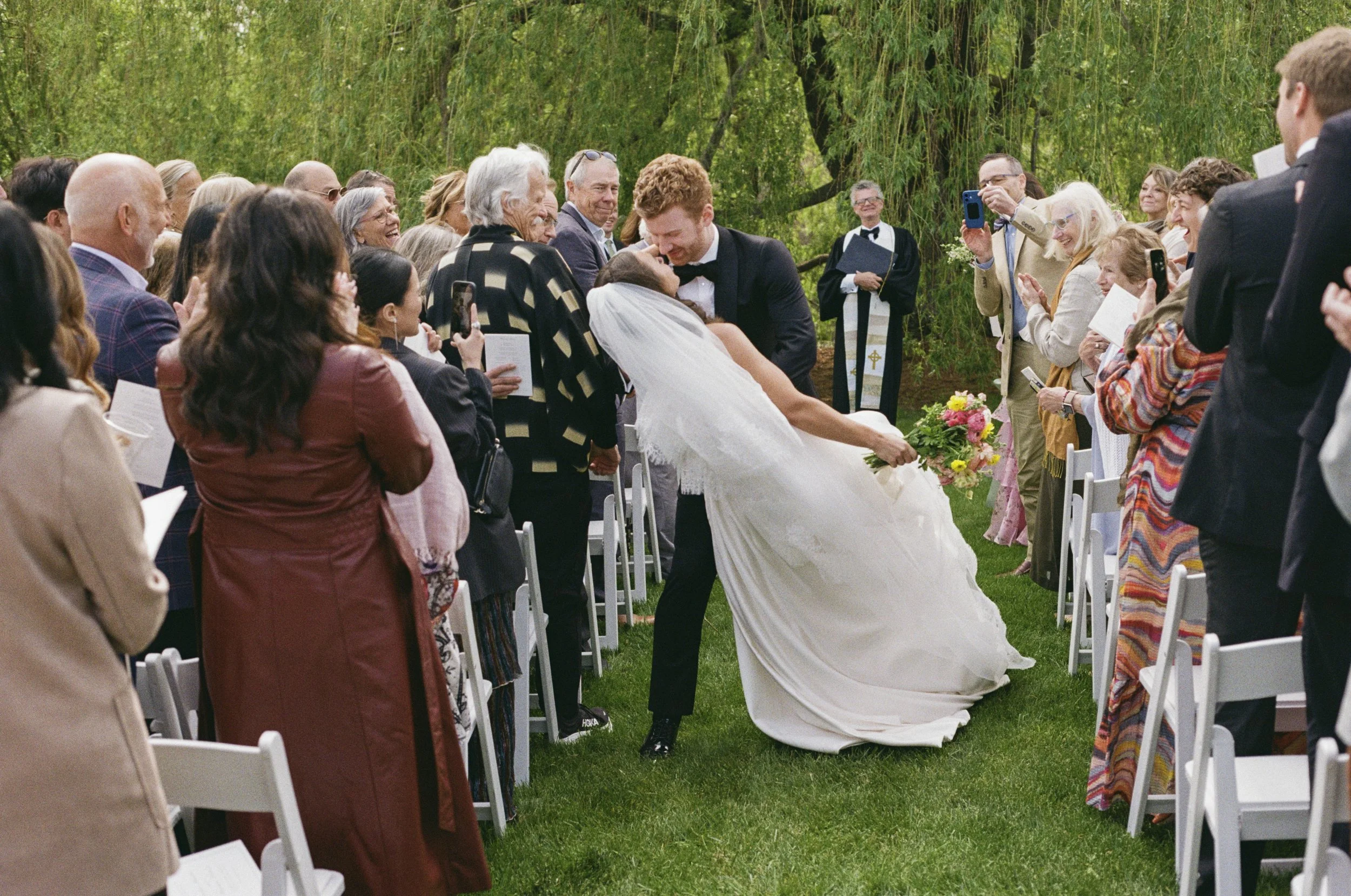 michigan film wedding photographer, film wedding photos