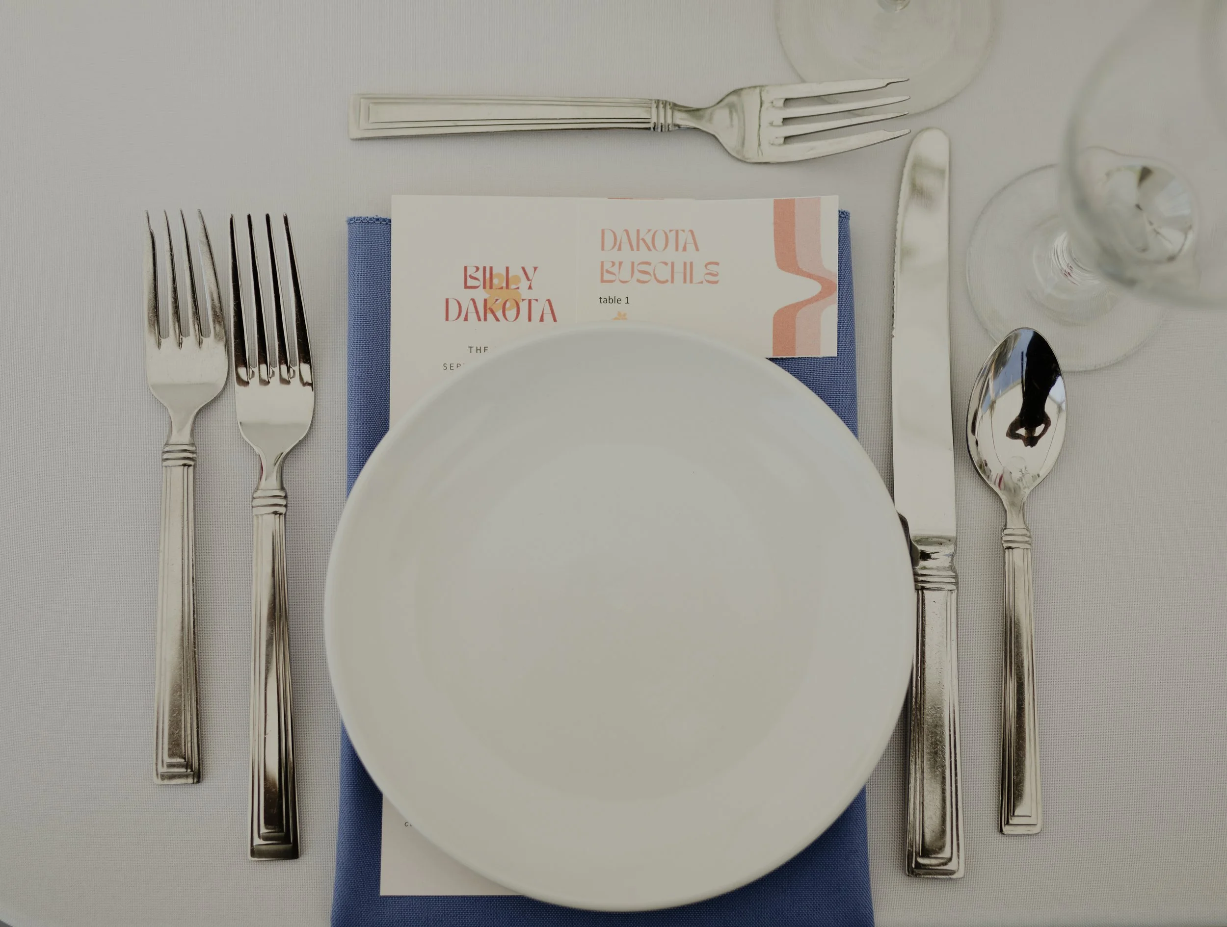 michigan wedding photographer, wedding reception details, custom wedding details, wedding place setting