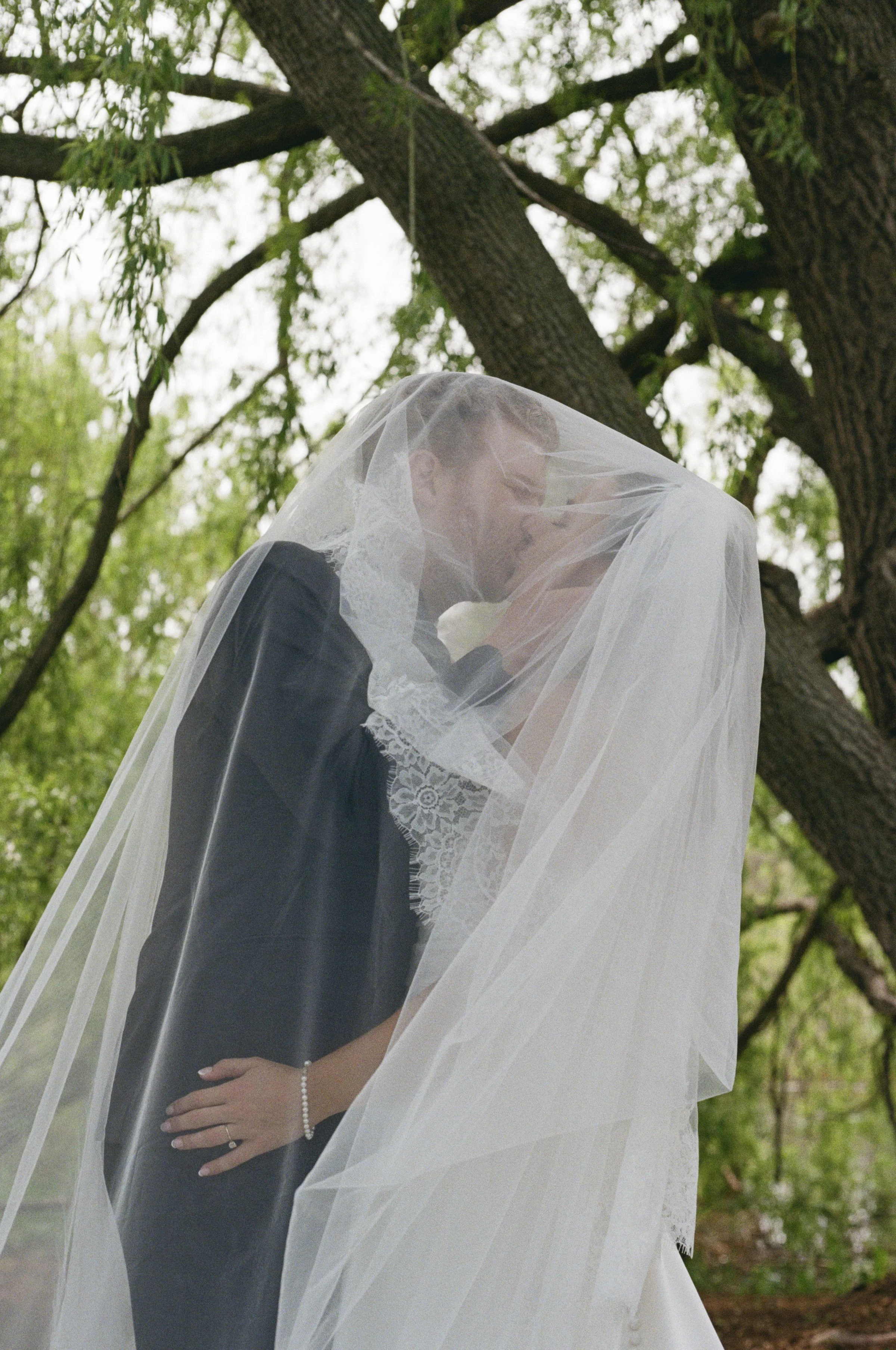 michigan film wedding photographer, film wedding photos