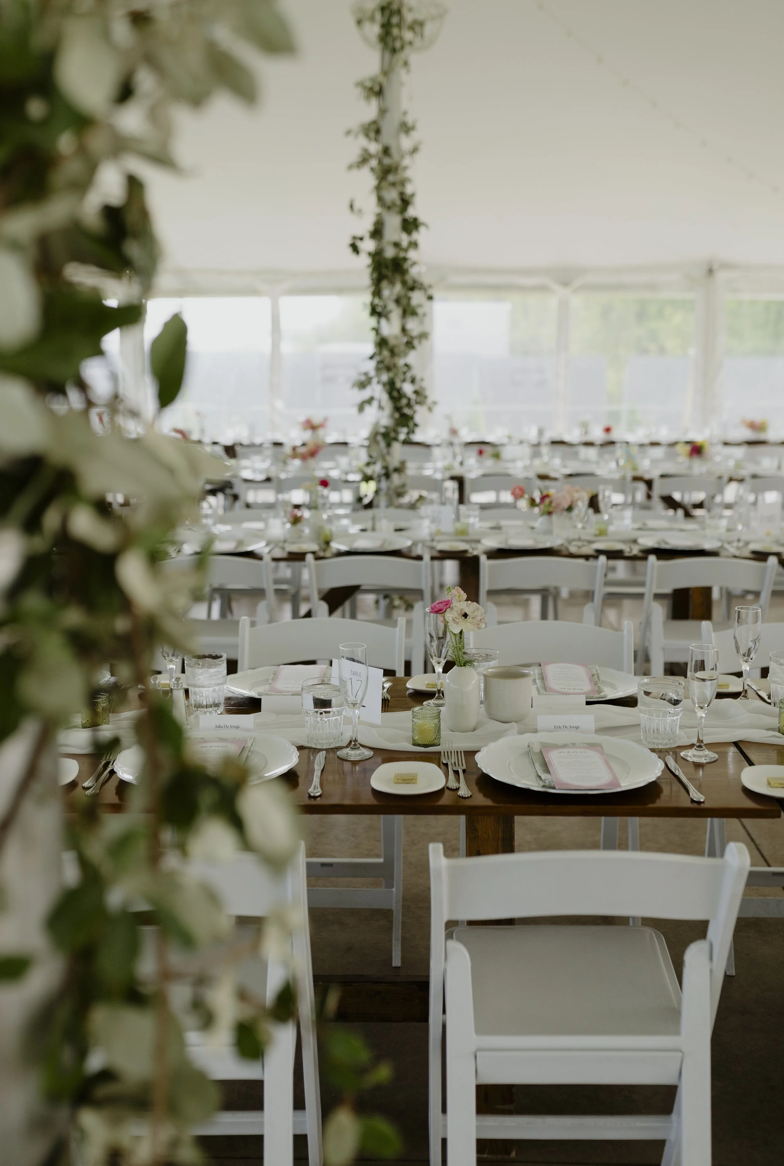 tent wedding reception, wedding reception details, spring wedding reception