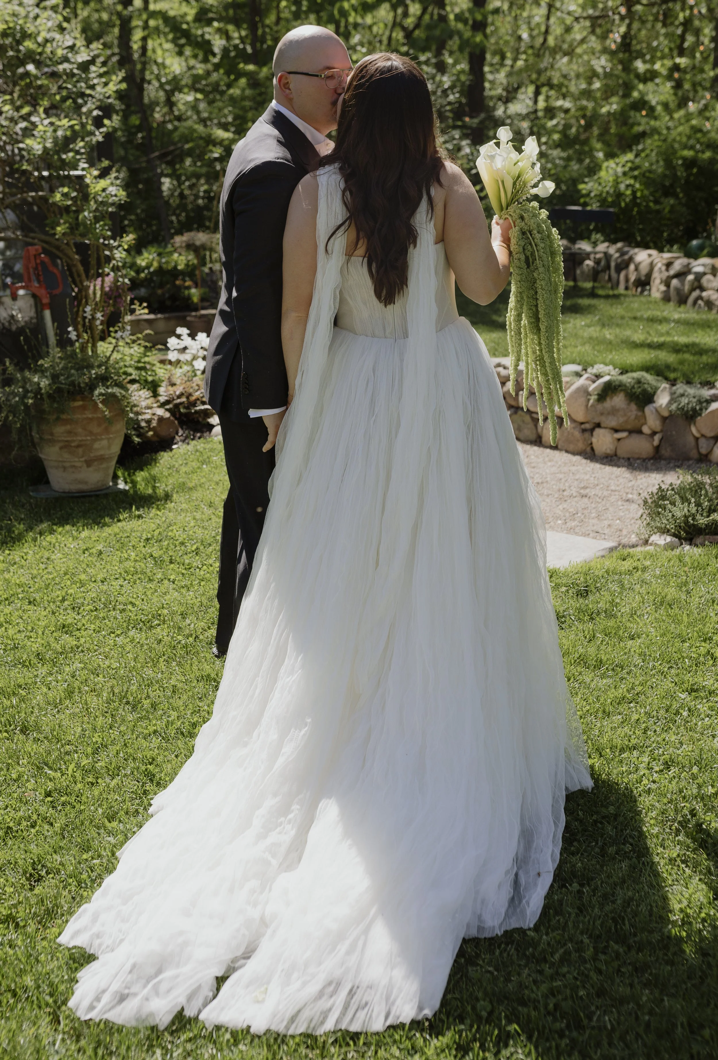 michigan wedding photographer, documentary wedding photographer, candid wedding photos, spring wedding, bridal bouquet, unique bridal bouquet