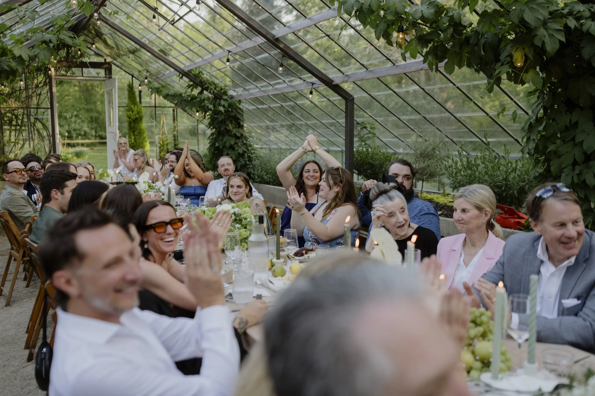 photojournalistic wedding photographer, wedding guests, michigan wedding