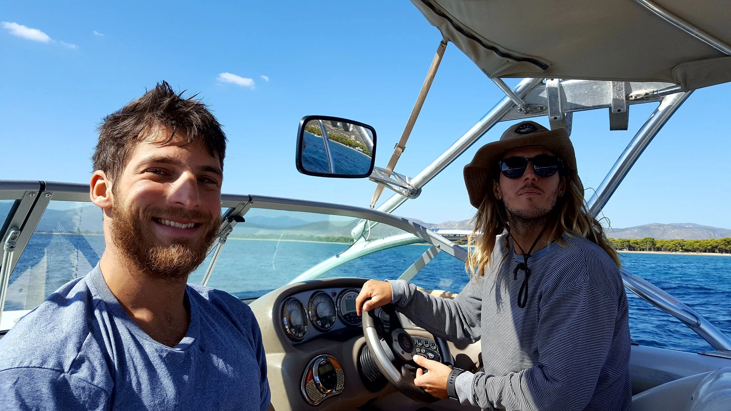Emilio and Alex coaching at Moraitis Beach