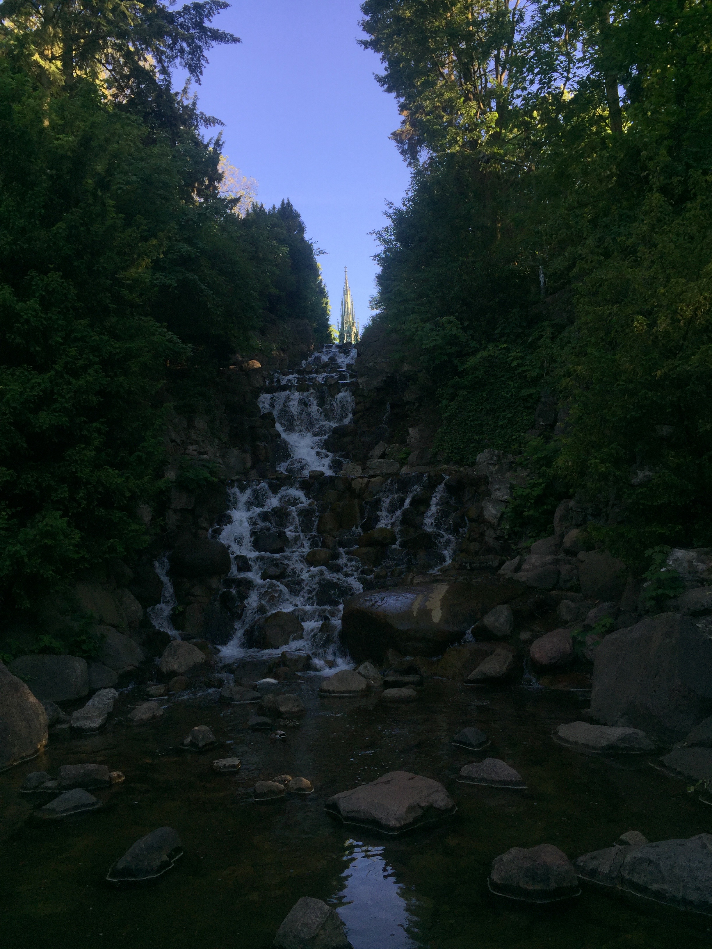 Waterfall in Viktoria Park