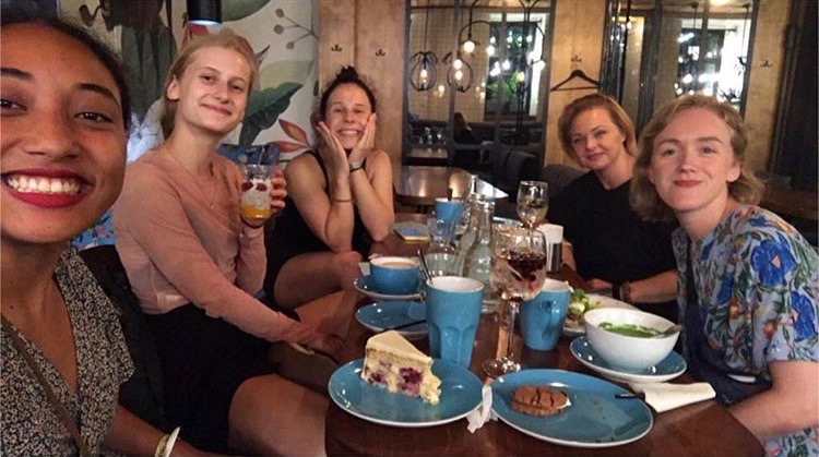 All of us ‘internationals‘: Hanako, Victoria, Anna, Hannah and me. I hope I’ll se you all again!
