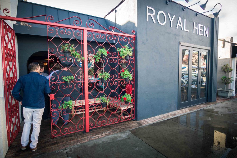 Wedding reception at the Royal hen restaurant on  Balboa Island