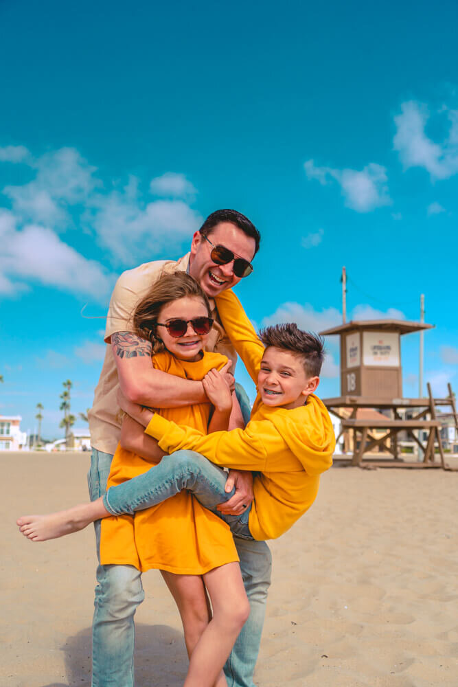 family portrait session | modern styled photoshoots | newport beach | orange county | by joseph barber photography