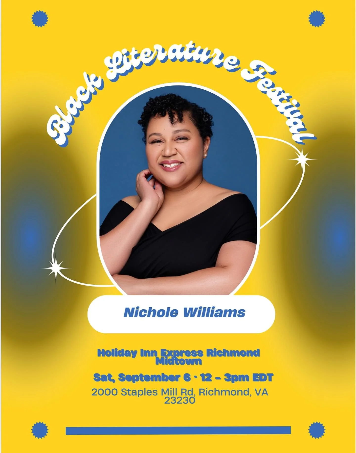 I&rsquo;ll be in Richmond on September 6th at the Black Literature Festival! Come by, say hello and get a signed book!
