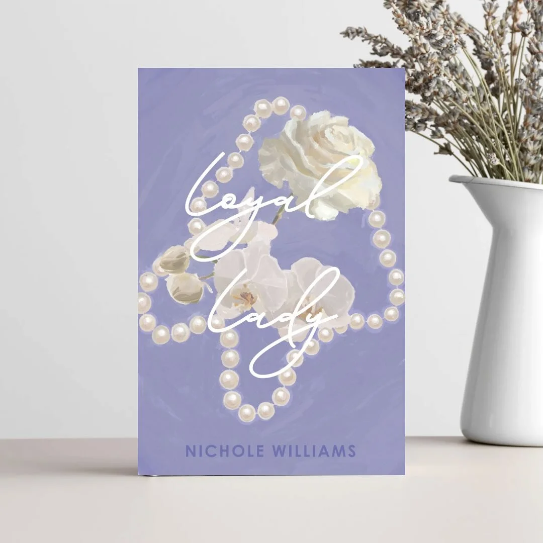 Here&rsquo;s a sneak peek of the cover for my upcoming second poetry collection, Loyal Lady. Thank you @rachel.sierra.art for your work on this beautiful cover! 💜