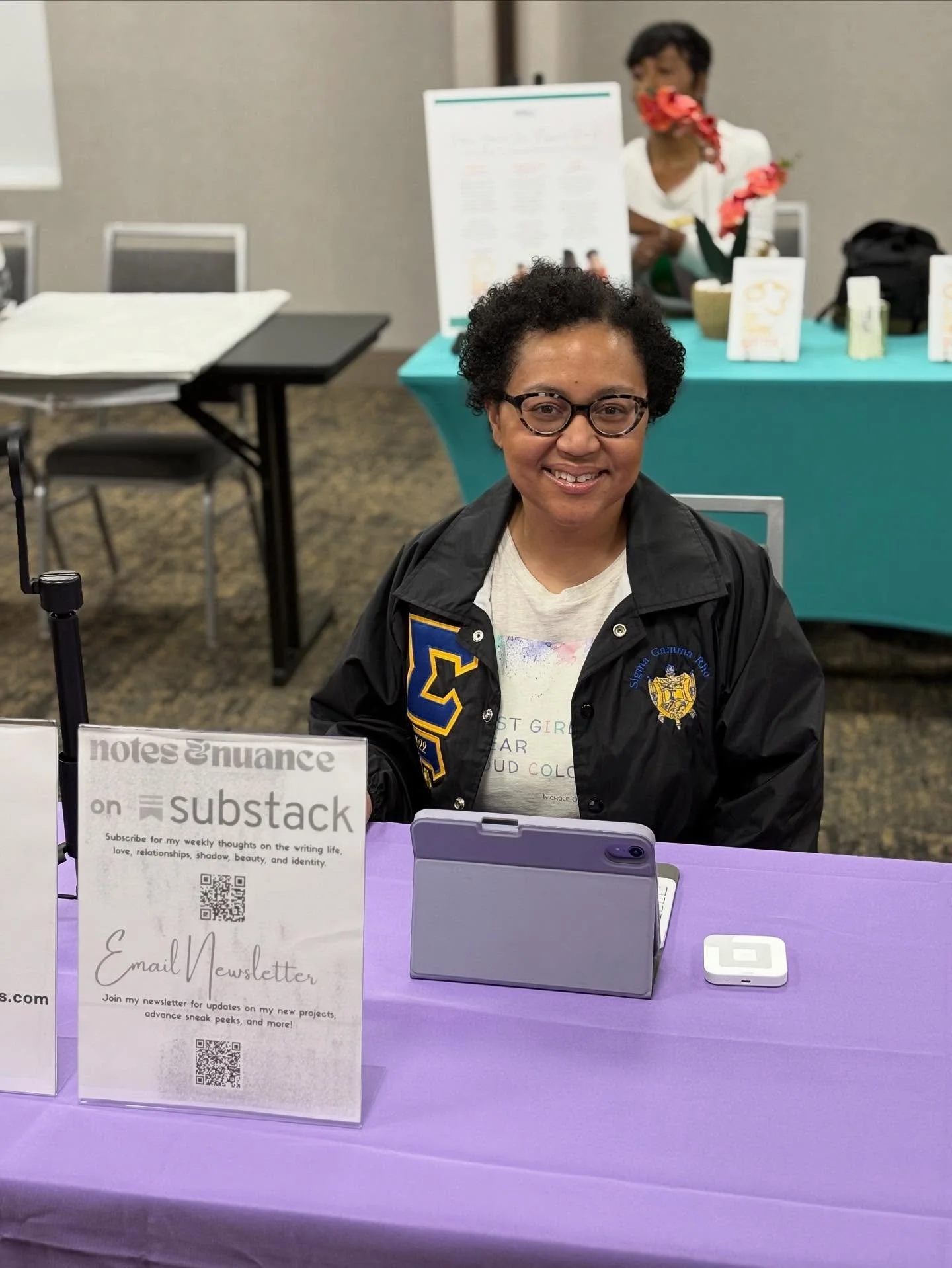 Starting off a great day at the Black Literature Festival in Richmond! 💜