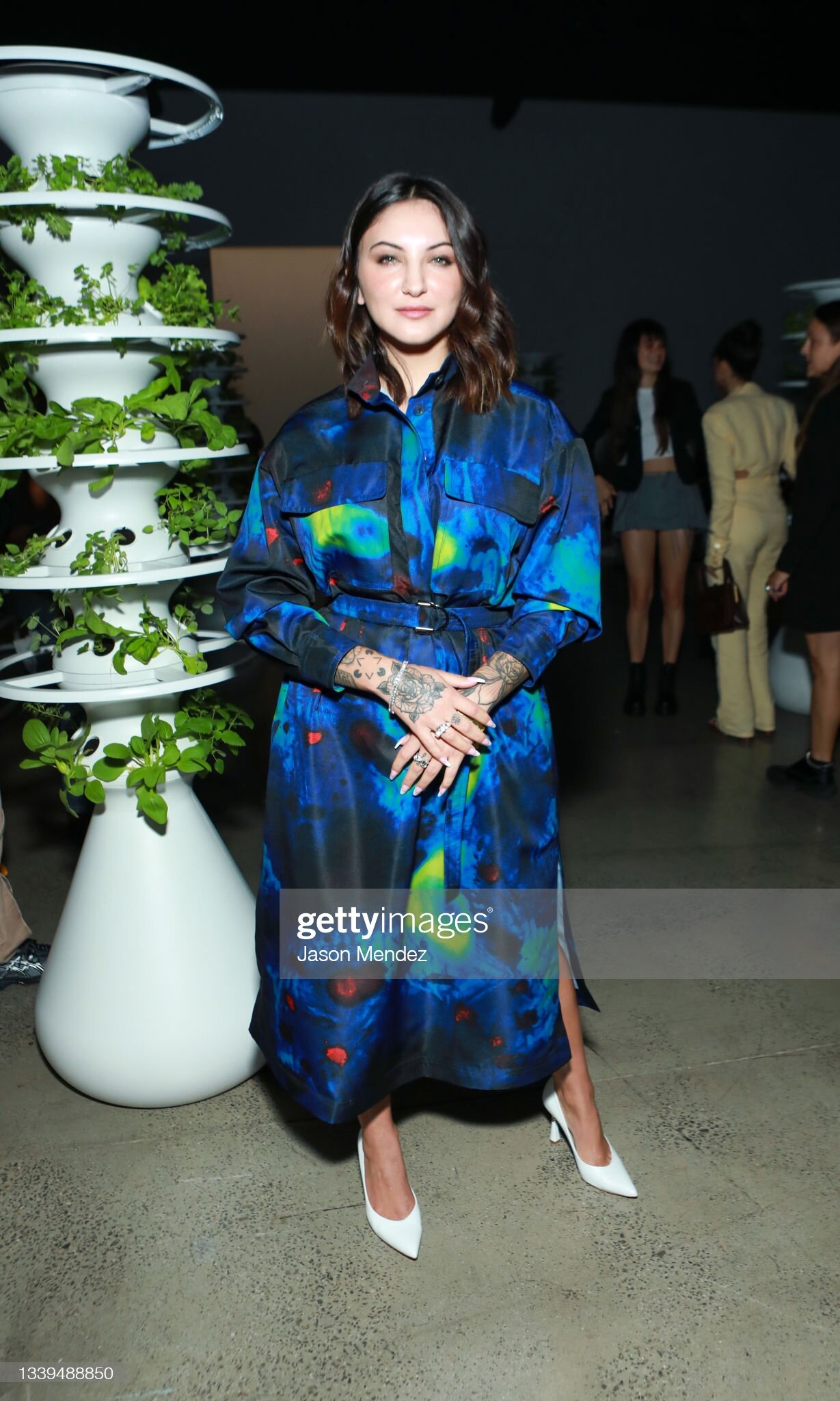 Julia Michaels at NYFW '21 for Private Policy