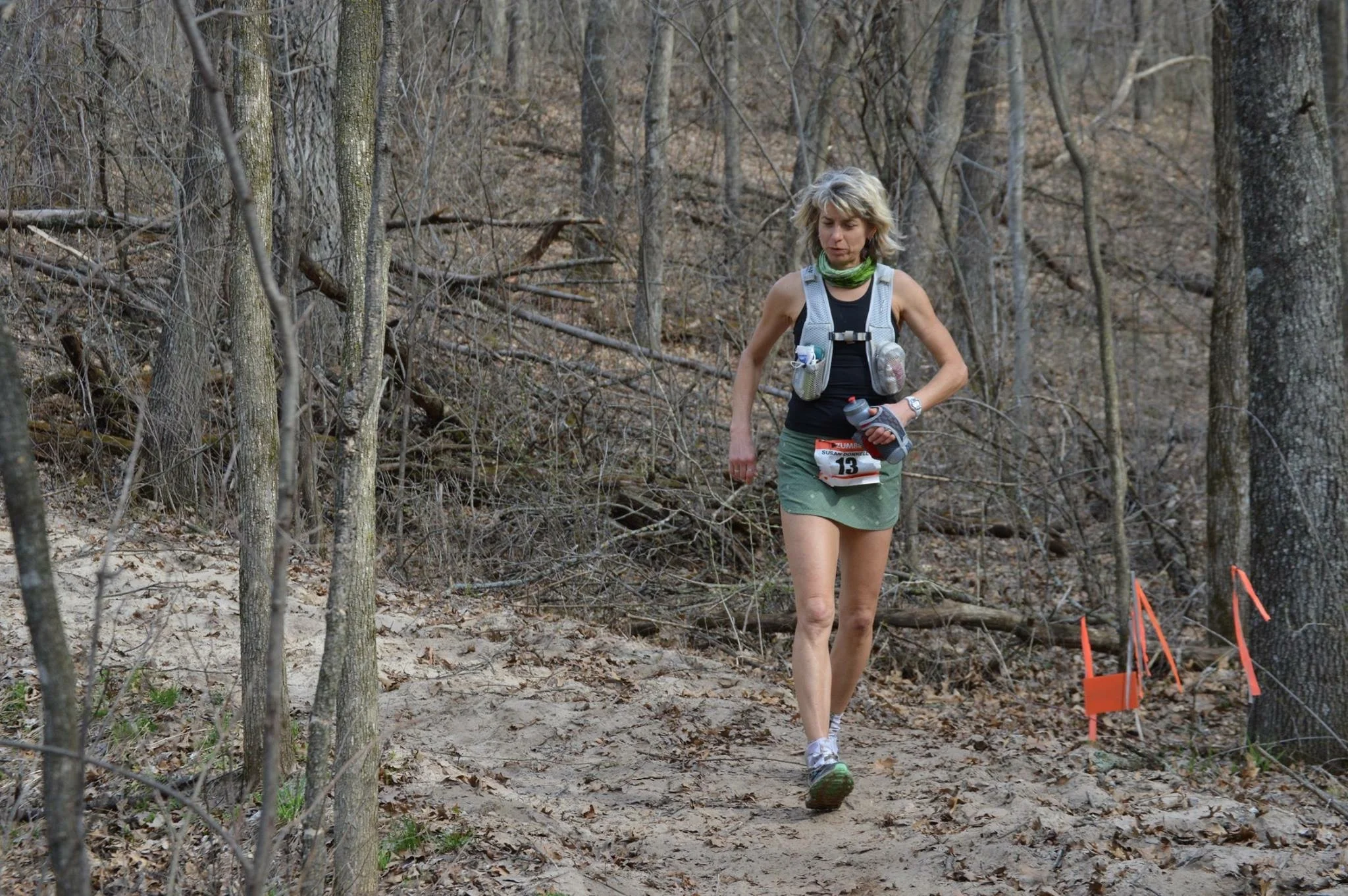 Susan Donnelly runs the mentally tough Zumbro 100 mile ultramarathon