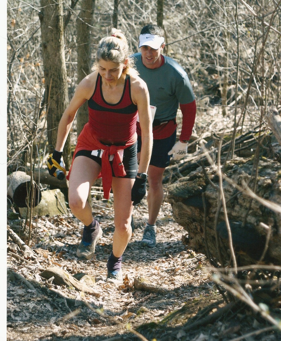A younger Susan Donnelly at Mt. Mist 50k