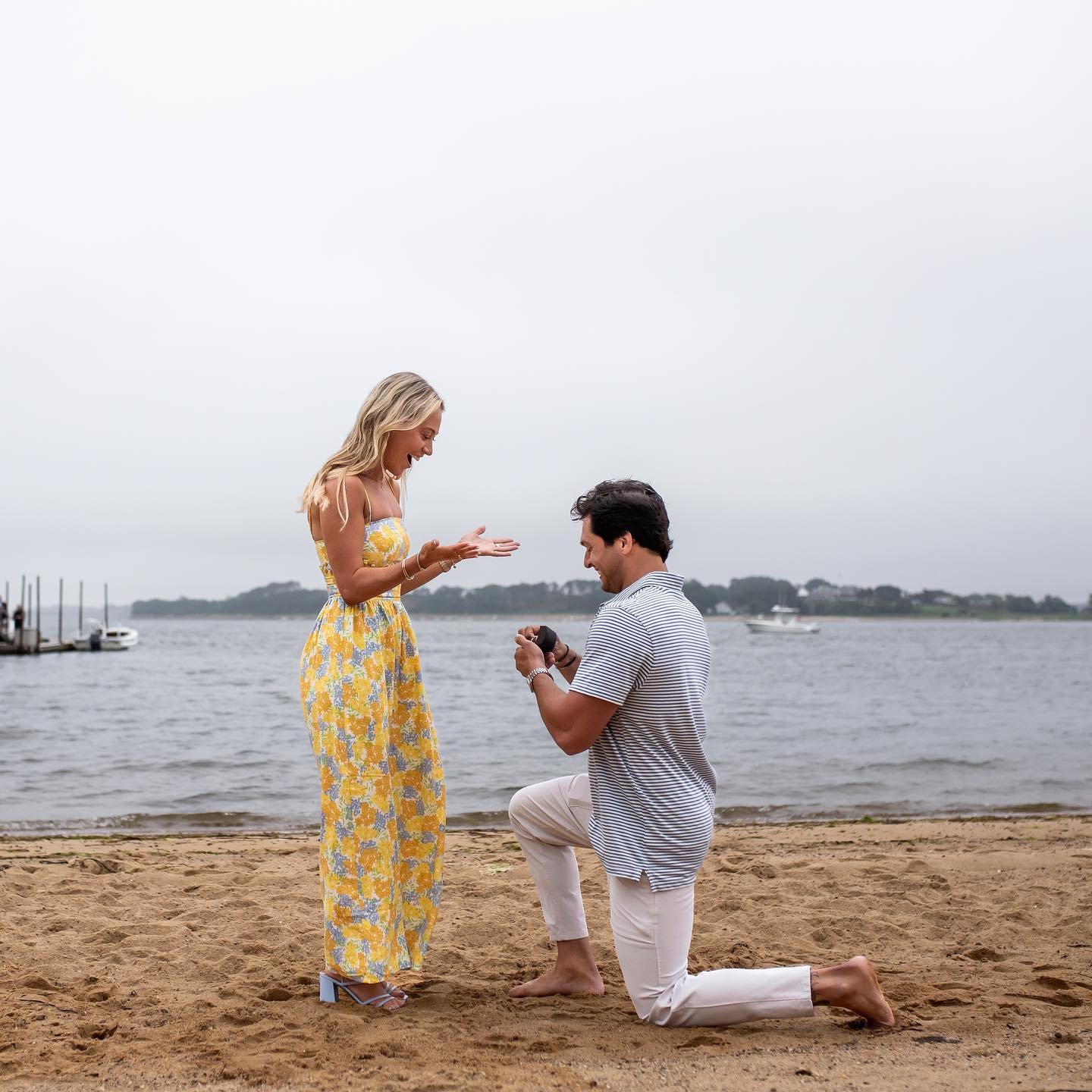 On Saturday I had the honor of capturing Tim + Maddie&rsquo;s engagement at @wequassett 🤍 It&rsquo;s Maddie&rsquo;s favorite place in the world and it could not have been more full of magic and perfection. SO happy for you guys and can&rsquo;t wait 