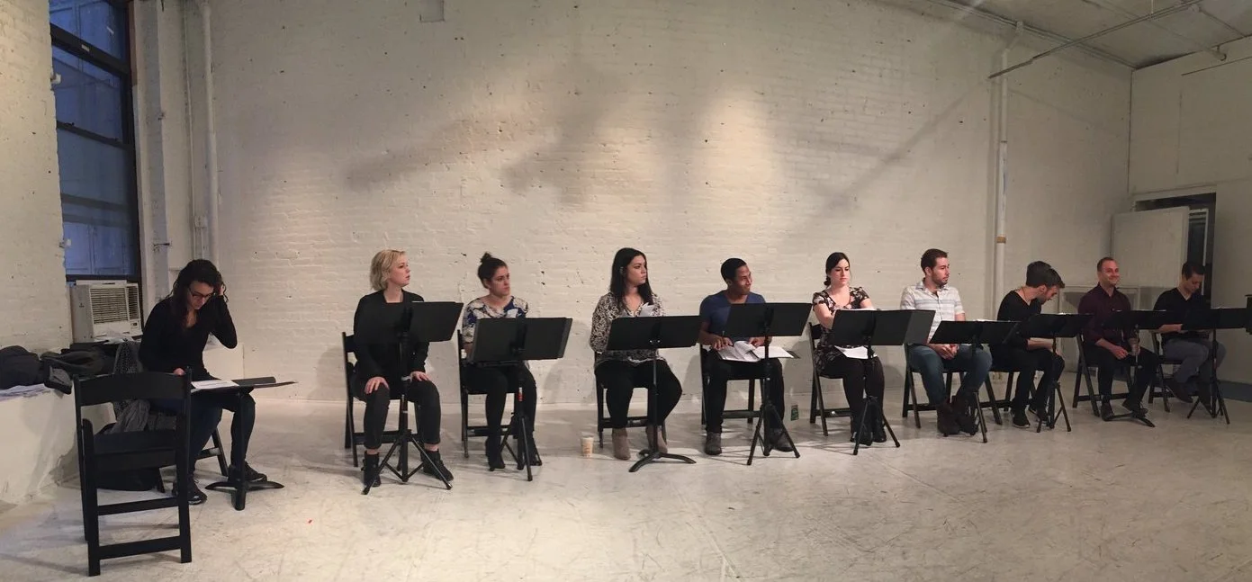 A reading of Broken City in December 2016, produced in NYC by Monday Theatre Company and directed by Gina Rattan