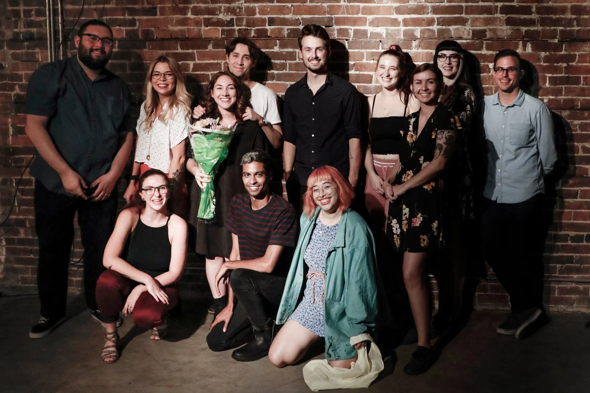 (Most) of the members of Separate Checks at our October 2018 show “The Main Course.”