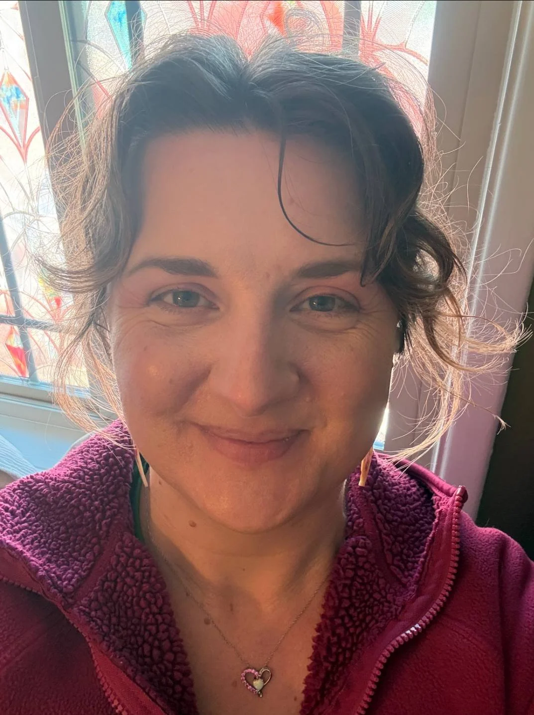 Woman smiling