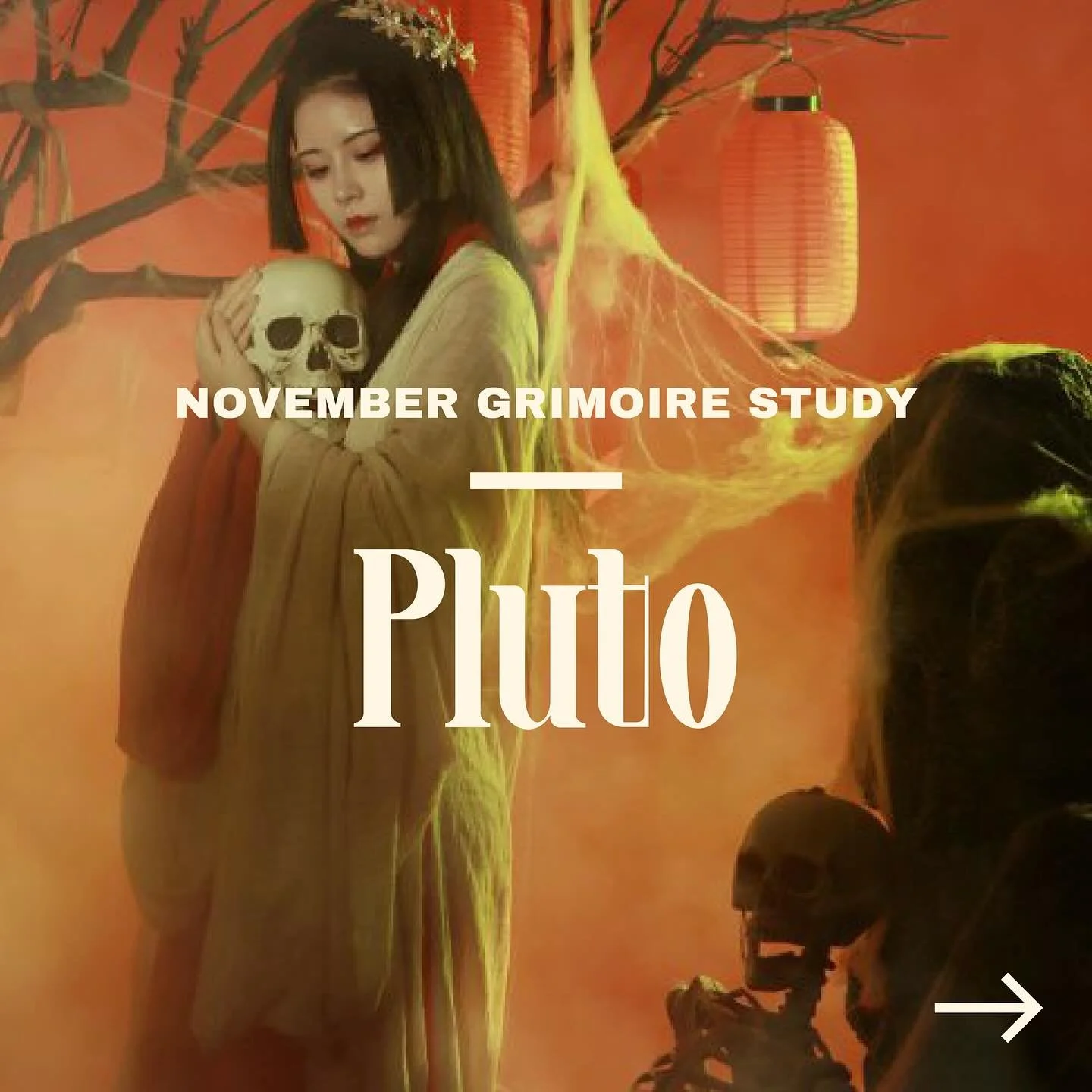💀 NEW NOVEMBER GRIMOIRE STUDY: PLUTO 💀⁠
⁠
Pluto is the embodiment of depth, destruction, and transformation. It is the phoenix rising from the ashes after volcanic revolution. Pluto is the lord of the underworld and is the shadowed gatekeeper that 
